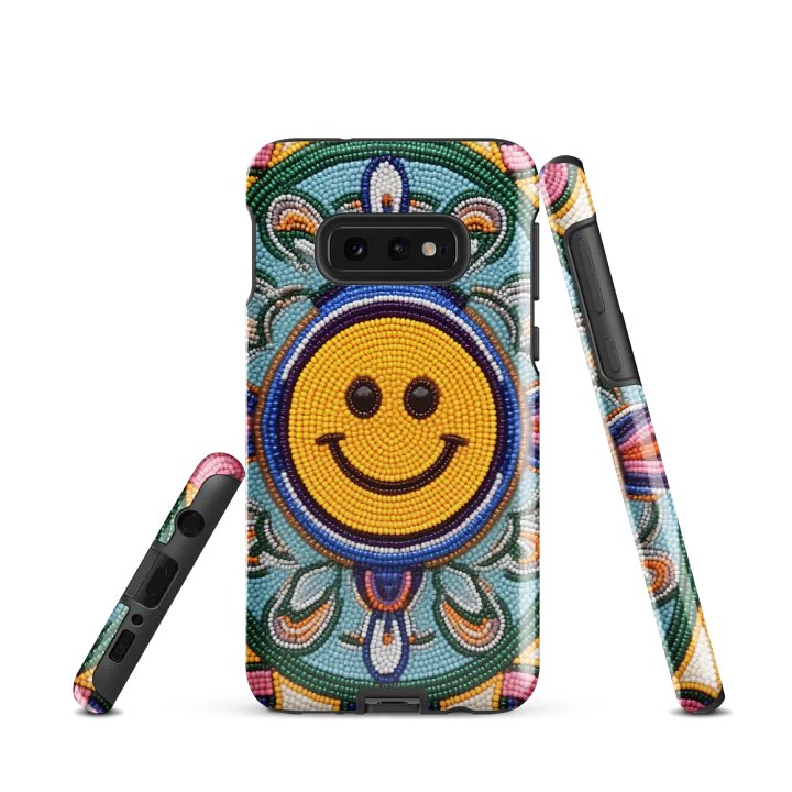 Smiley Face Turquoise Samsung® Tough Case product image (2)