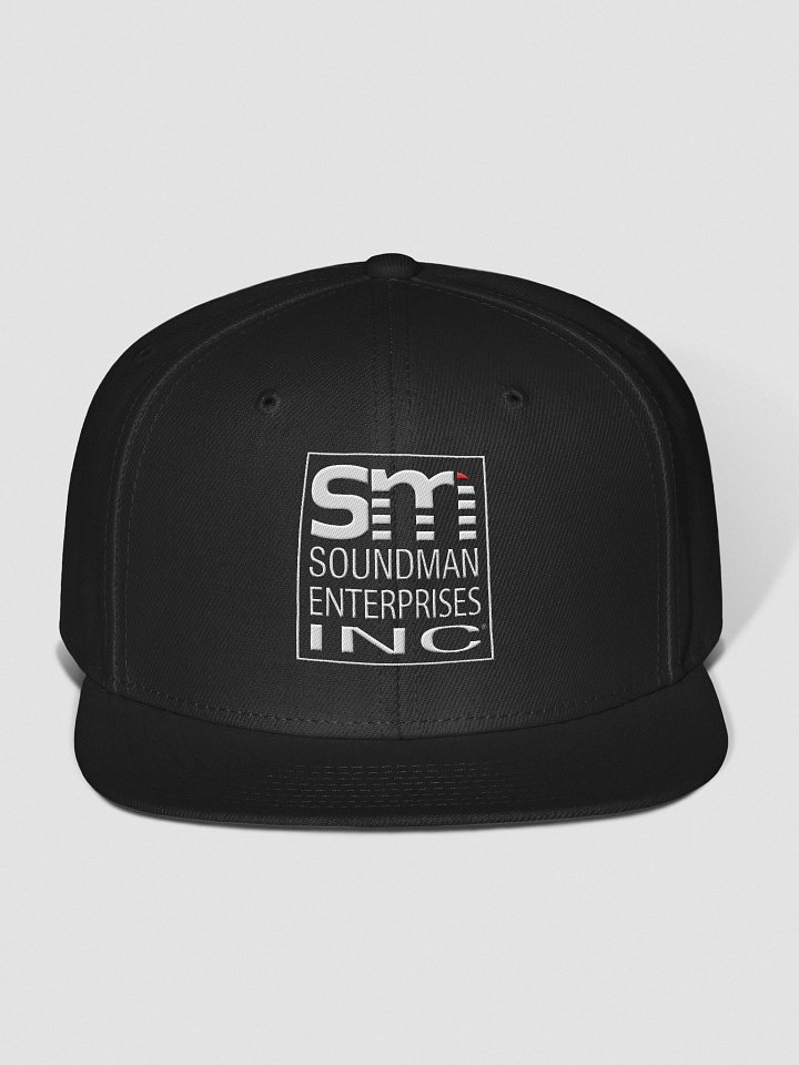 Soundman Signature high profile flat bill hat product image (1)
