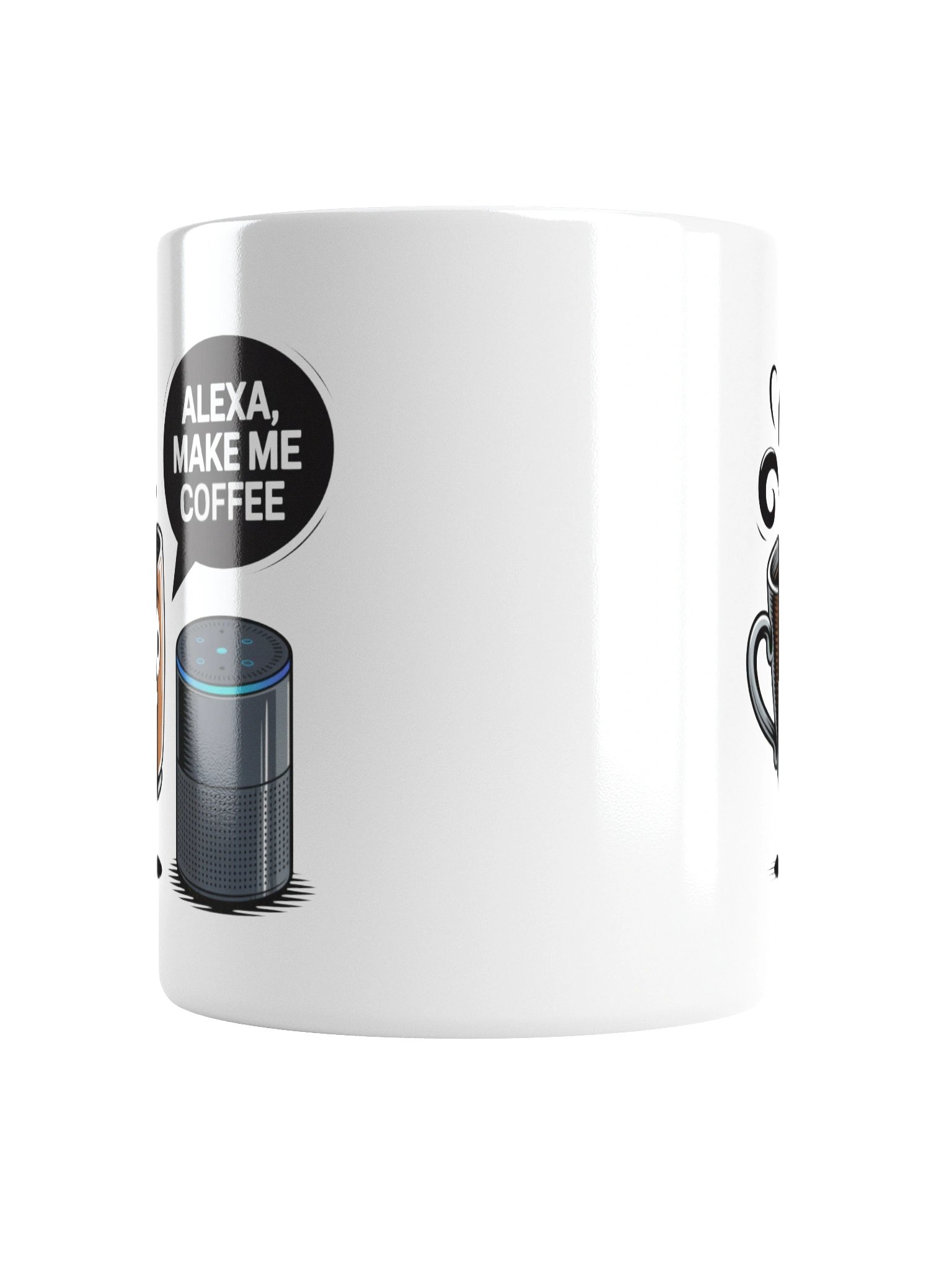 Alexa Make Me Coffee Funny Mug – Lazy Morning Humor product image (2)
