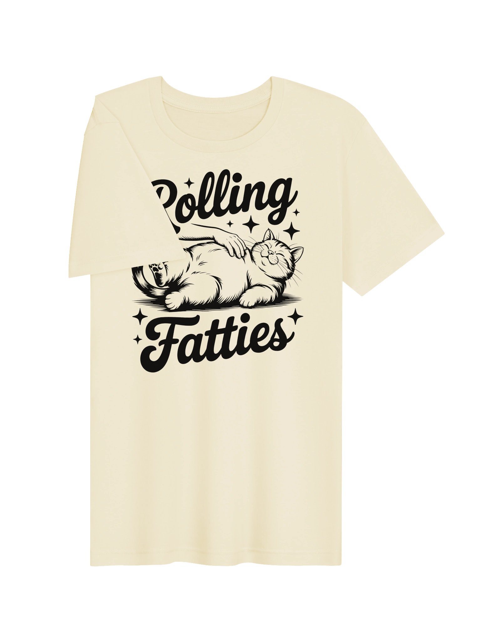 Rolling Fatties T-Shirt | Funny Chubby Cat Massage Tee product image (45)