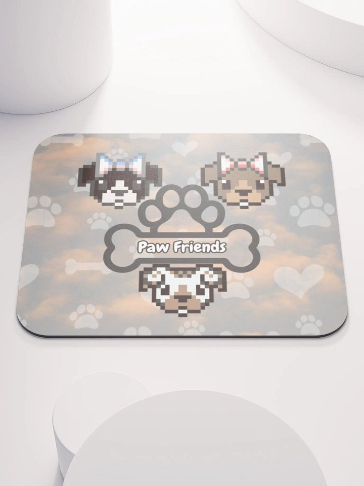 Paw Friends Pixel Art Mouse Pad product image (1)