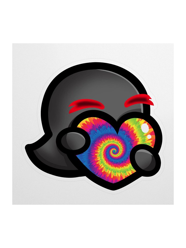 Tie Dye Heart Sticker product image (1)