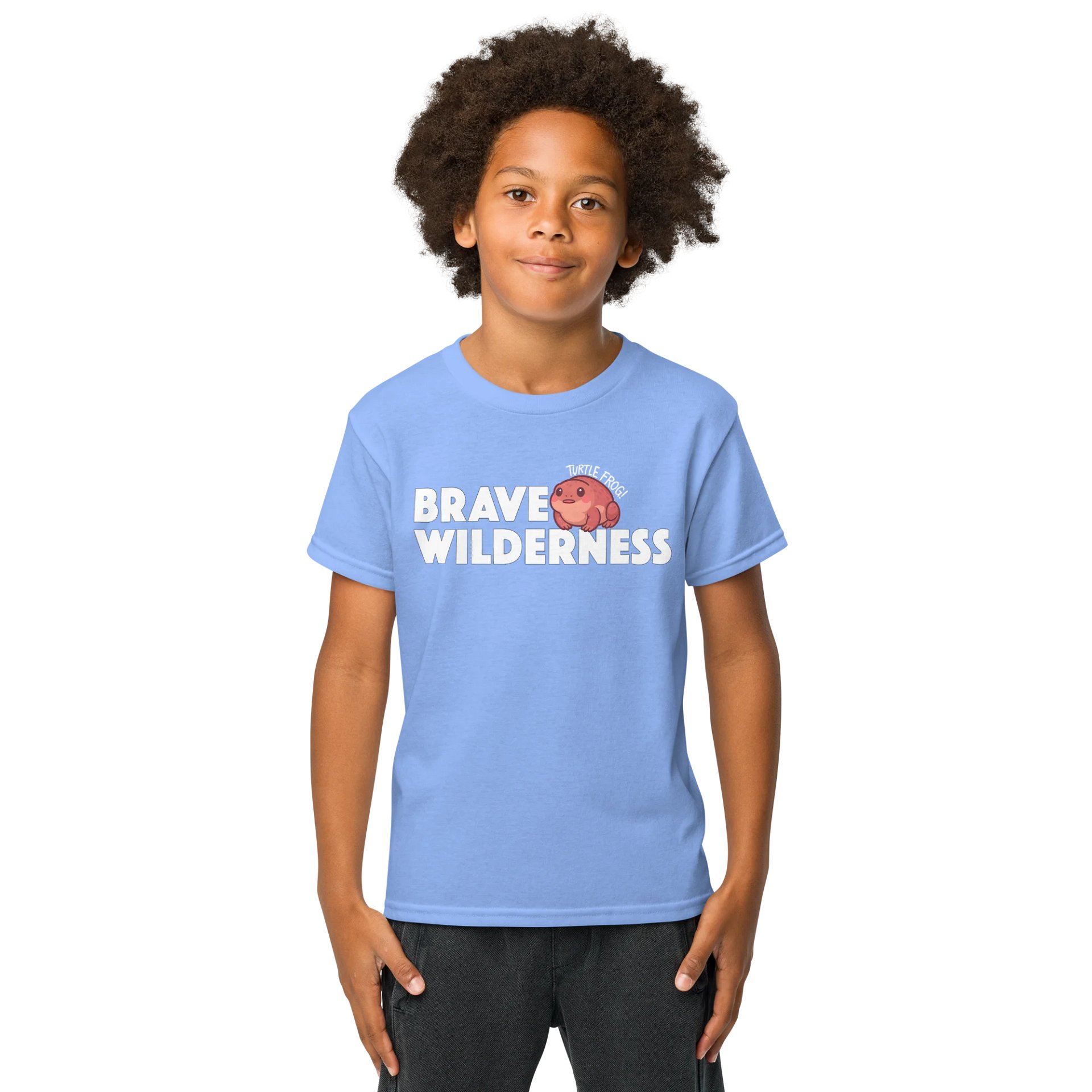 Brave Buddies Turtle Frog Youth Sports Tee product image (2)