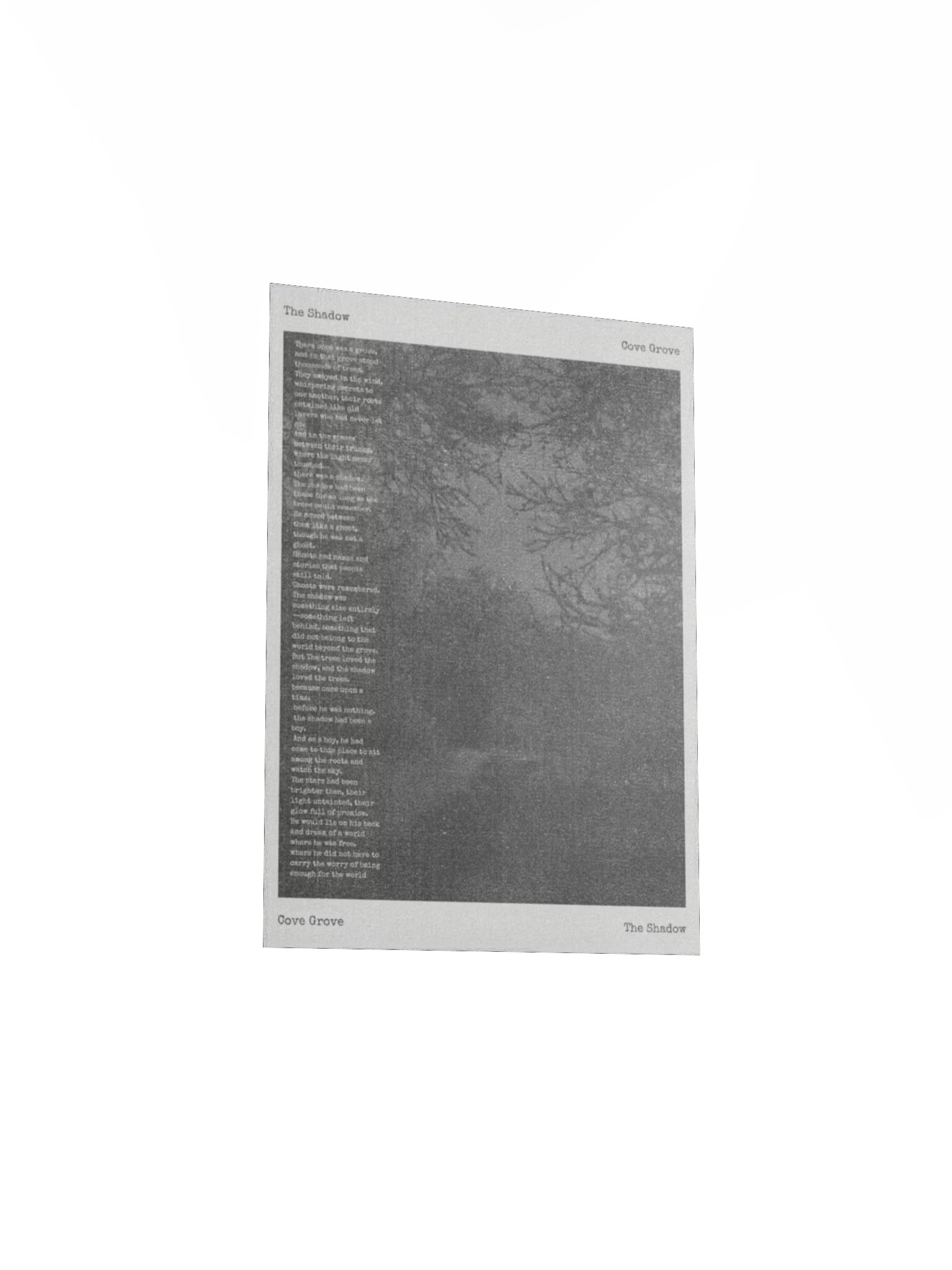 The Shadow story book script poster product image (8)