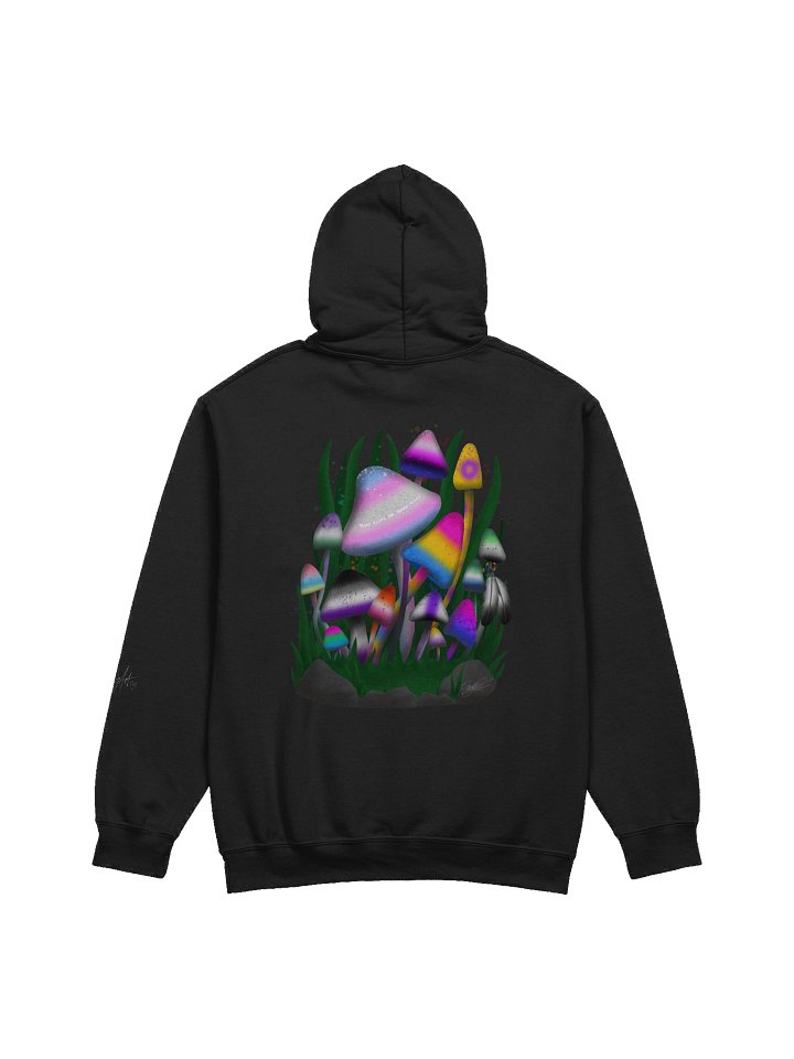 Trans Rights Mushrooms Hoodie product image (2)