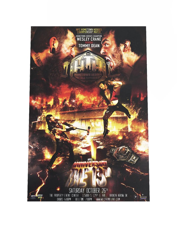 Wesley Crane vs Tommy Dean | Rivalry Poster product image (3)