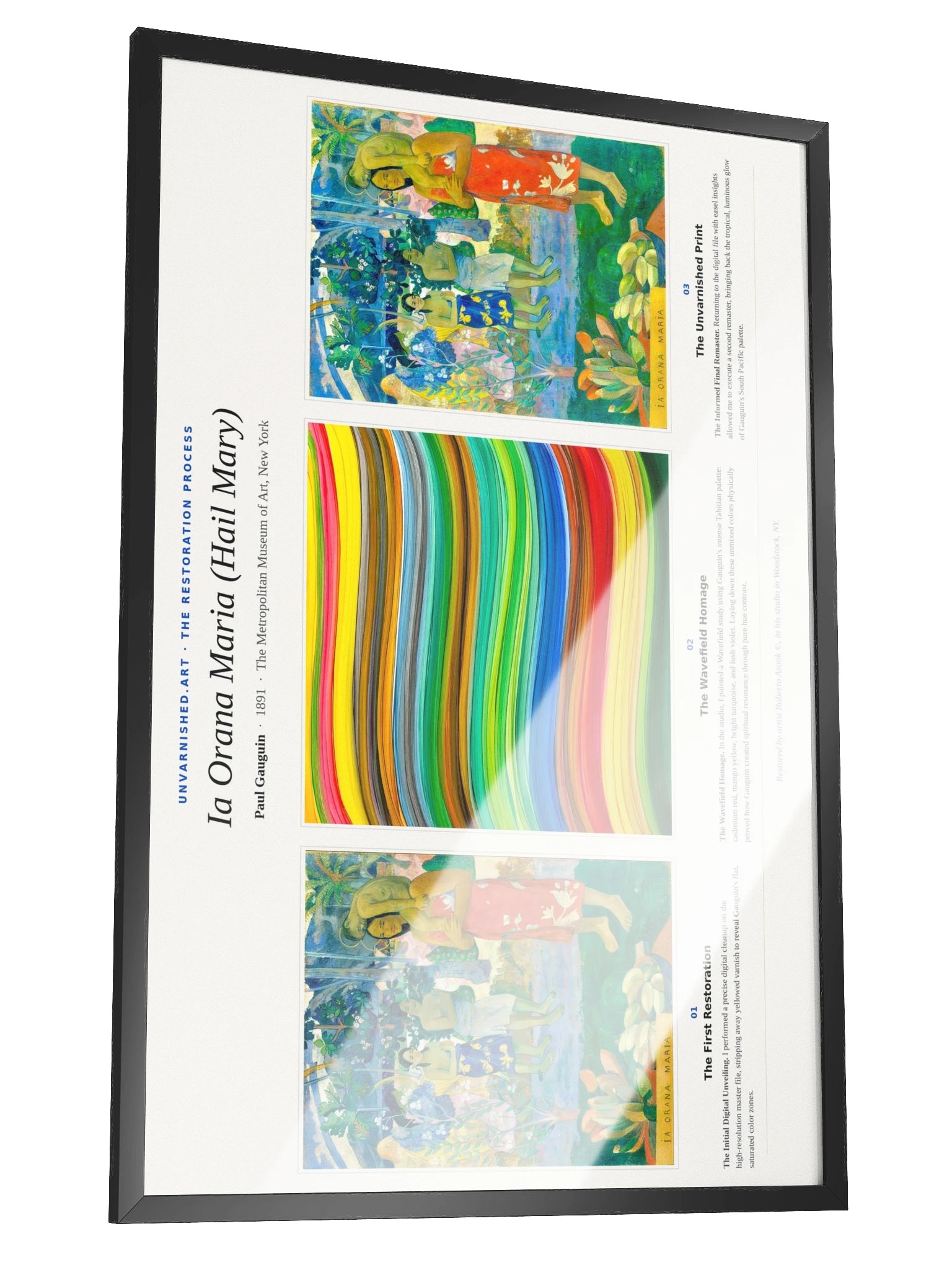Ia Orana Maria (Hail Mary) — Framed Process Poster product image (2)