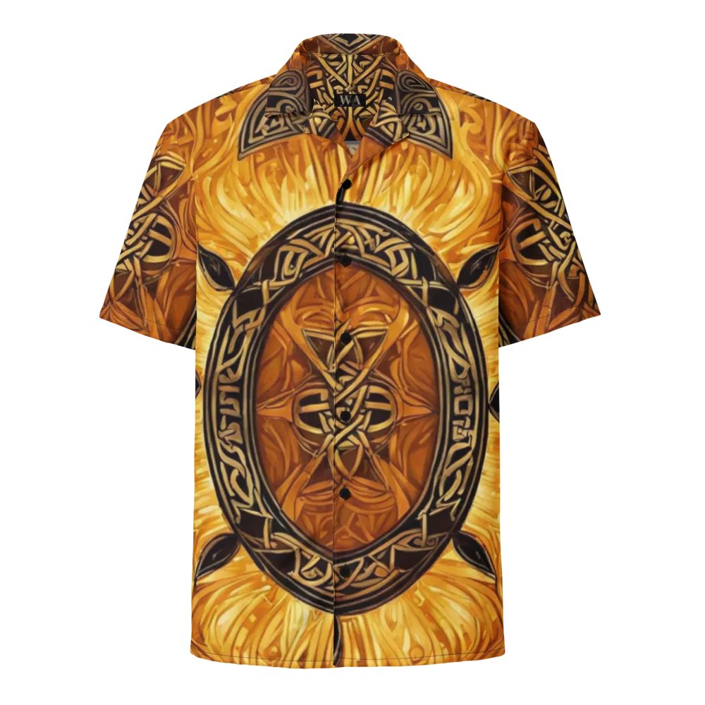 Fiery Symbology Hawaiian Shirt product image (2)