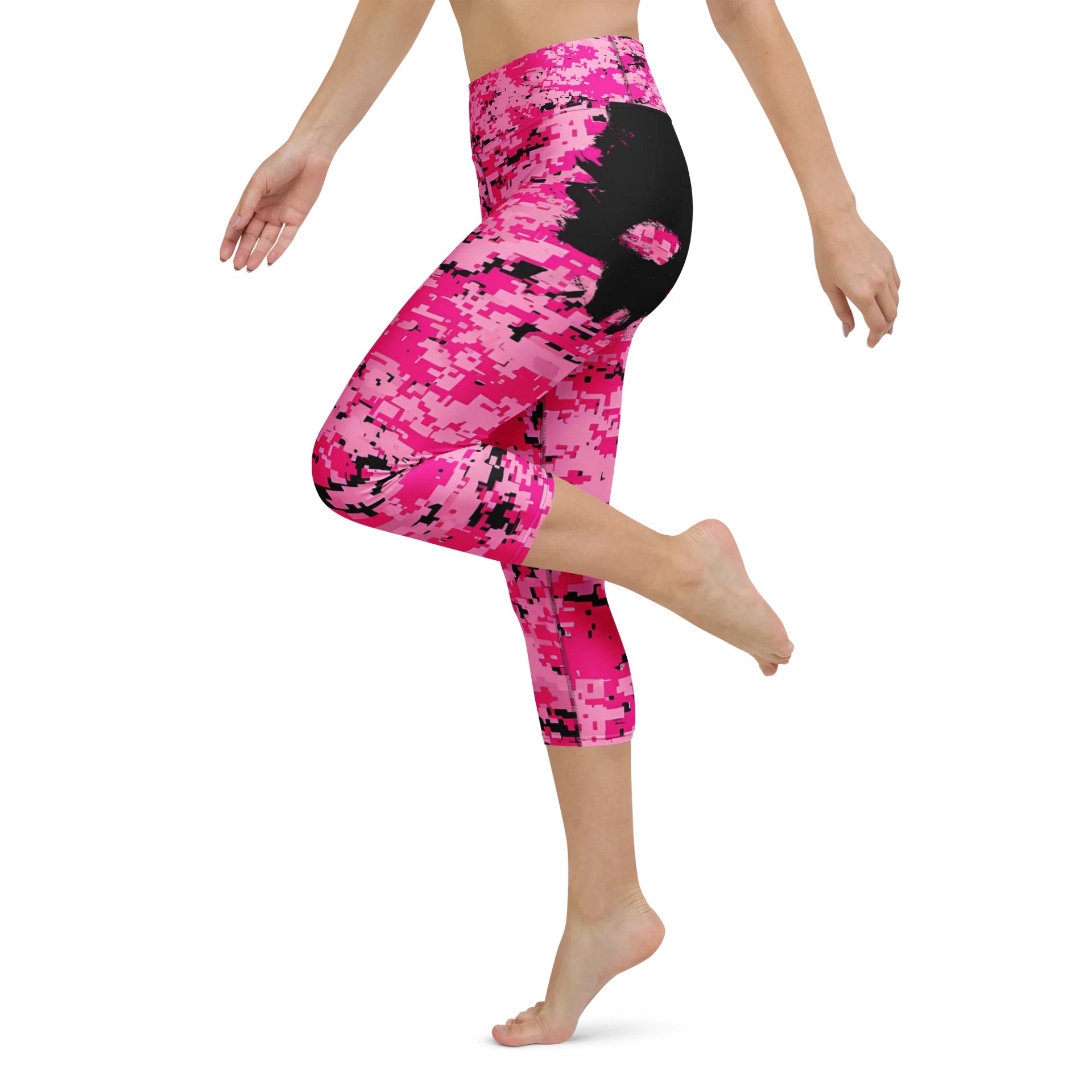 90s Iconic All-Over Print Yoga Capri Leggings product image (5)