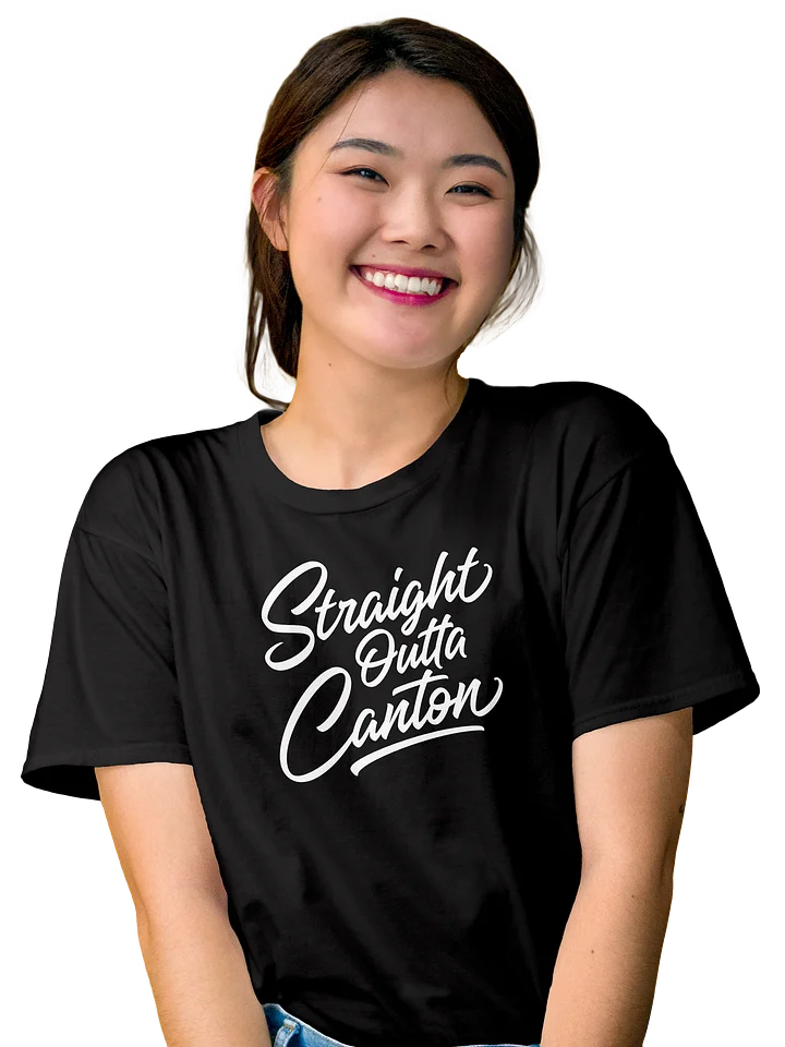STRAIGHT OUTTA CANTON (White) Unisex T-shirt product image (2)