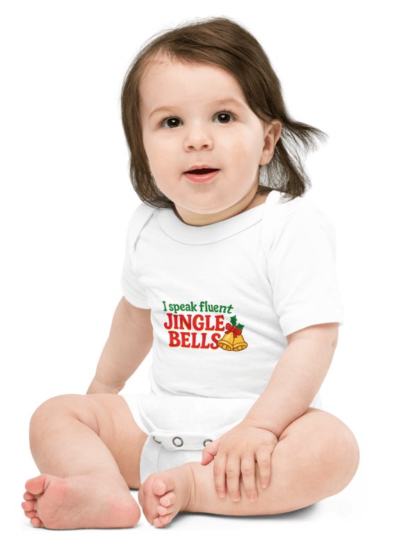 I Speak Fluent Jingle Bells Baby Sleeve One product image (2)