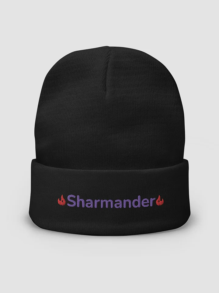 Knit Sharmander Beanie (Purple) product image (2)