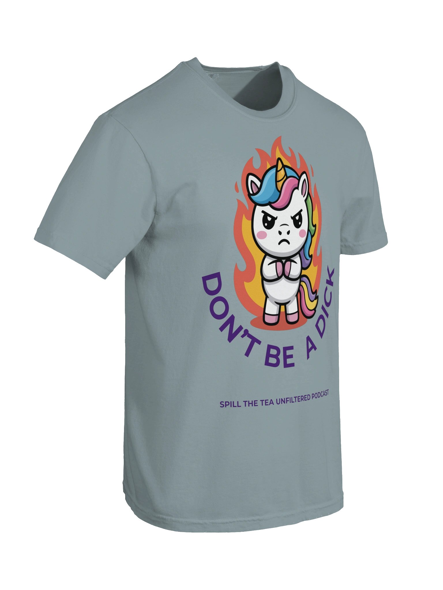 Sassy Unicorn "DONT BE A DICK" Tee product image (58)