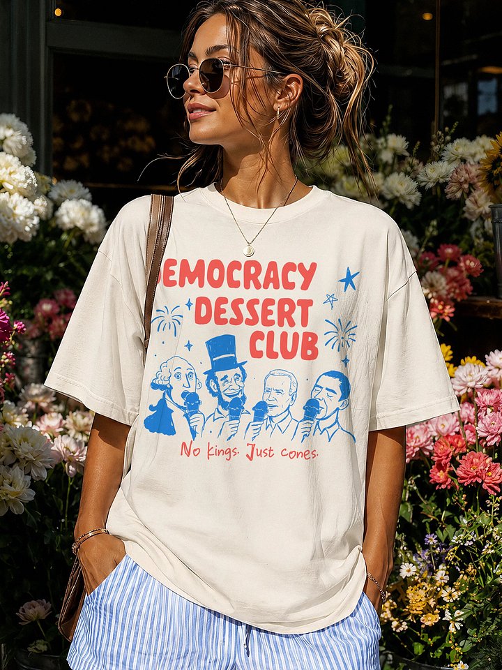 Democracy Dessert Club Washington Lincoln Obama Biden Ice Cream T-Shirt product image (24)