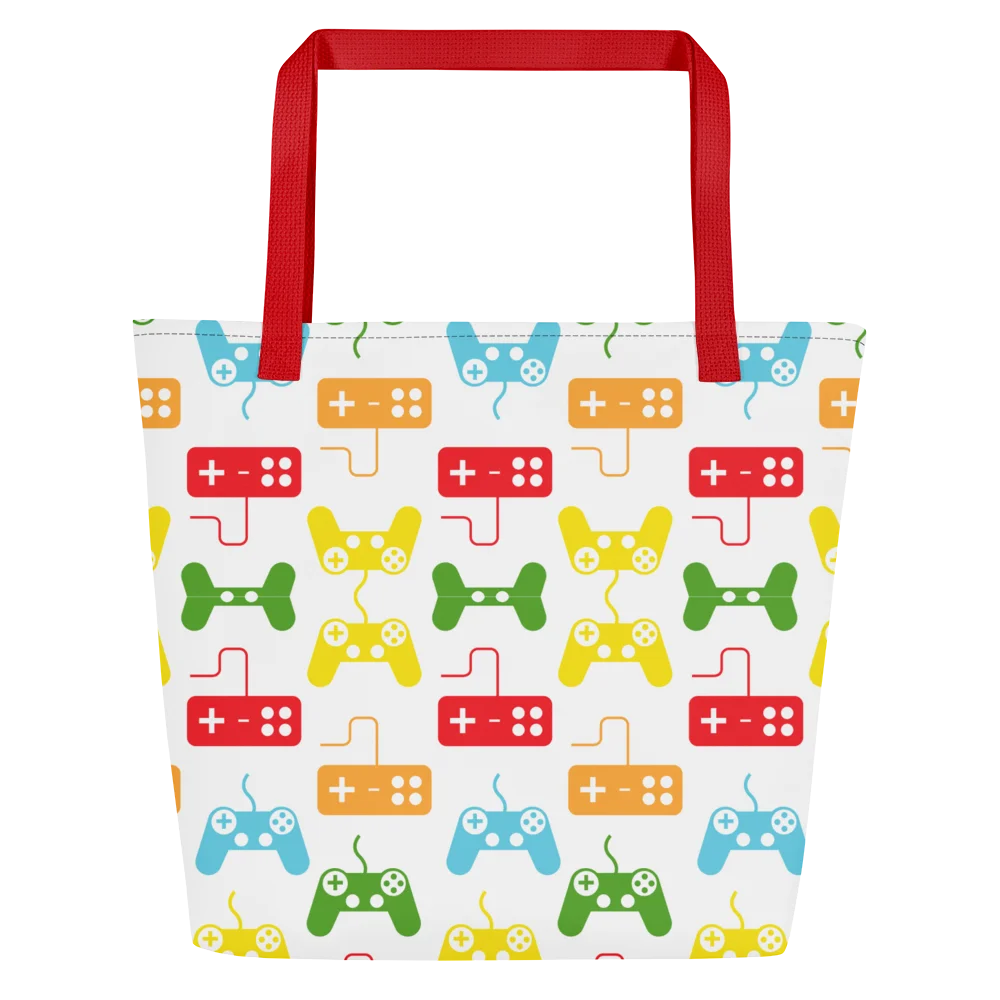 Colorful Gamepad Pattern Tote product image (1)