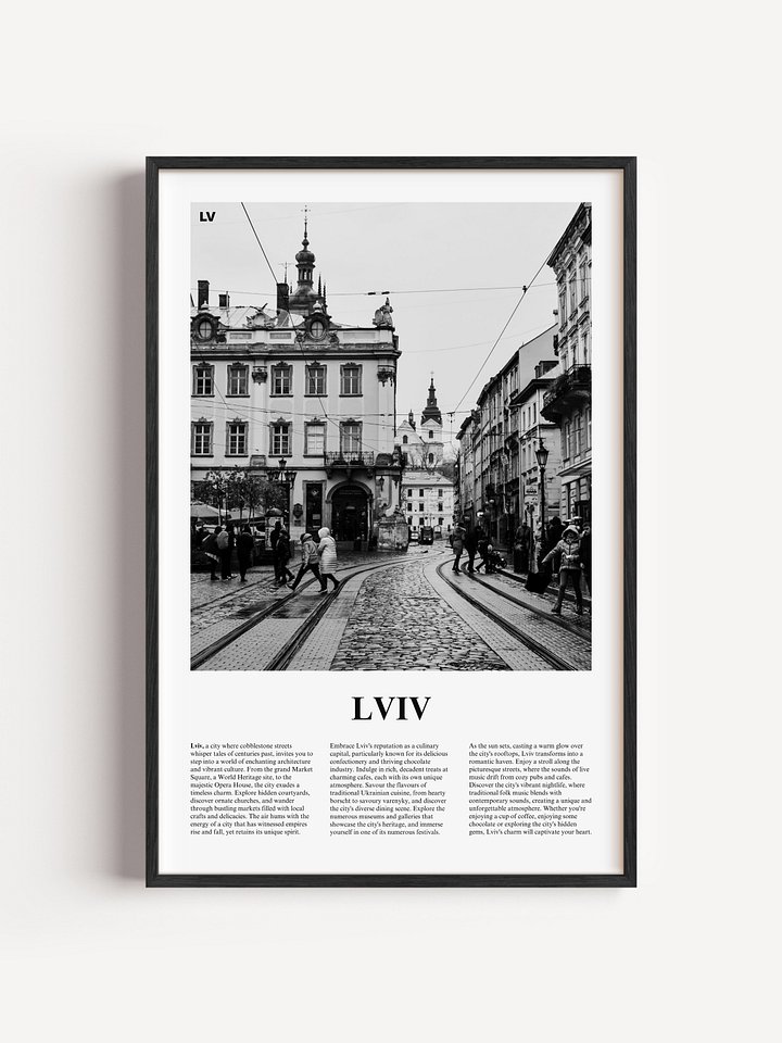Lviv 02 Newspaper Poster product image (1)