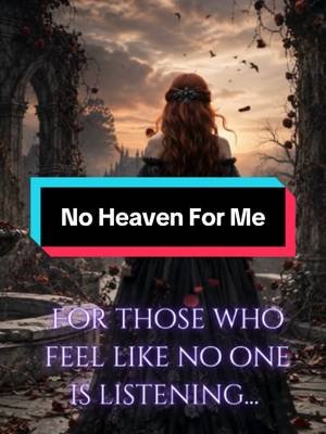 When you’ve spent too long wondering if anyone can hear you. 🖤 “No Heaven For Me” from Shadows of Me — available now. #KiaraDiMari #NoHeavenForMe #ShadowsOfMe #GothicRock #AlternativeMusic #IndieArtist