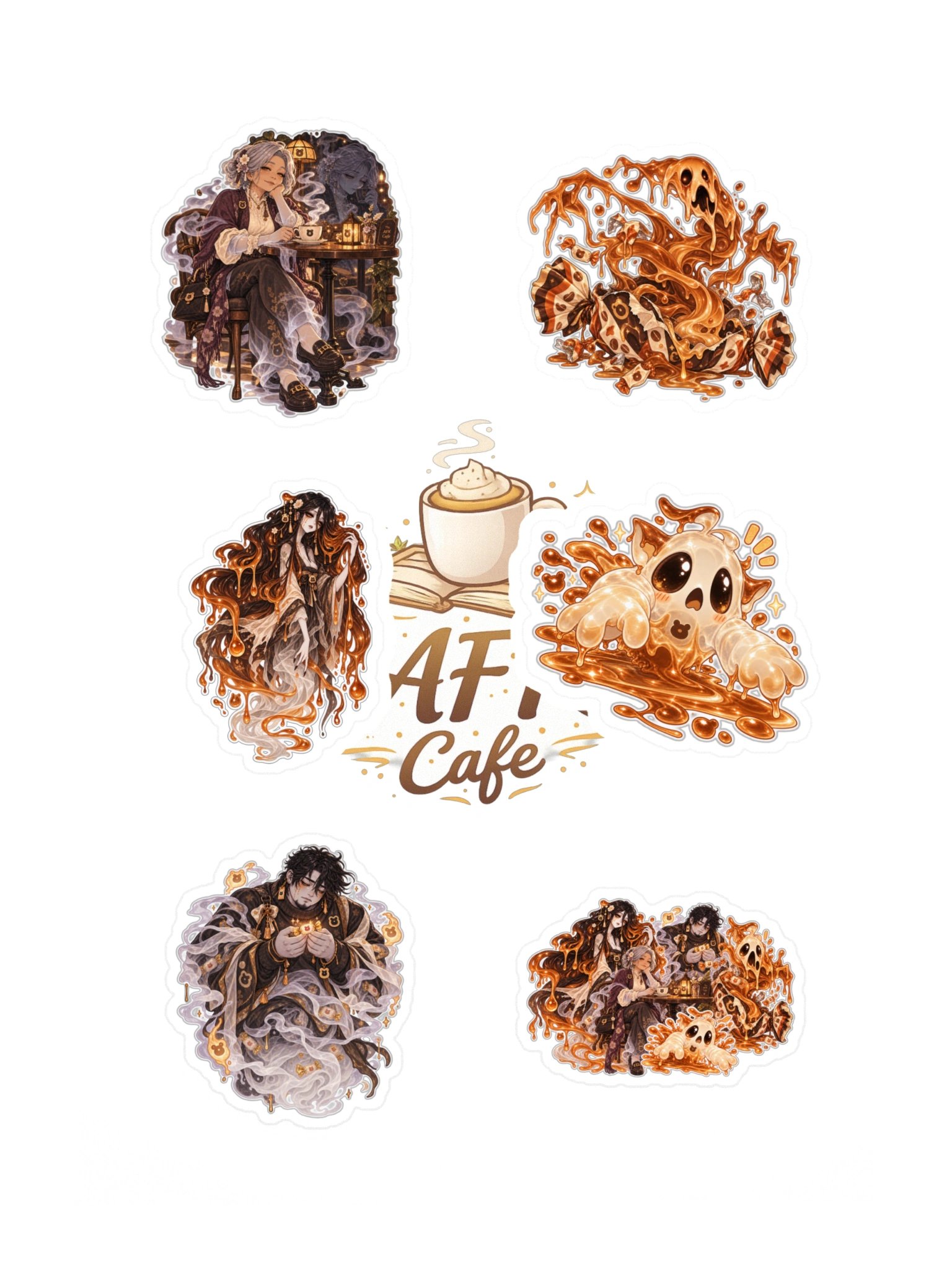 Twisted Toffee: Yūrei — 6 Sticker Pack product image (3)