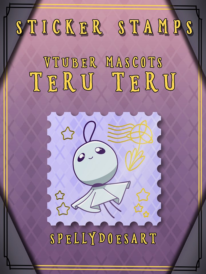 Sticker Stamps - Vtuber Mascots - Teru Teru product image (1)