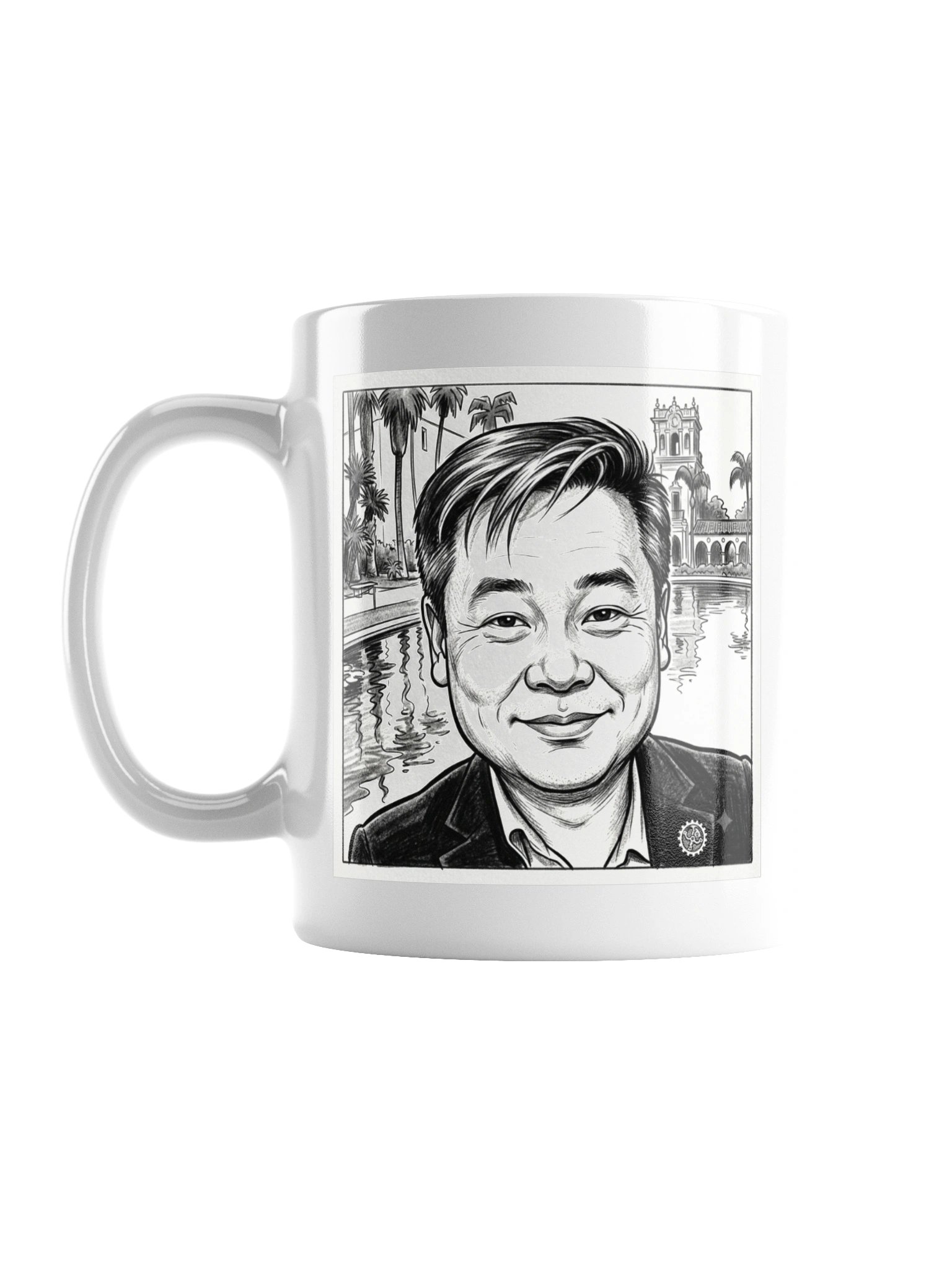 Melvin Leok Caricature Mug product image (1)
