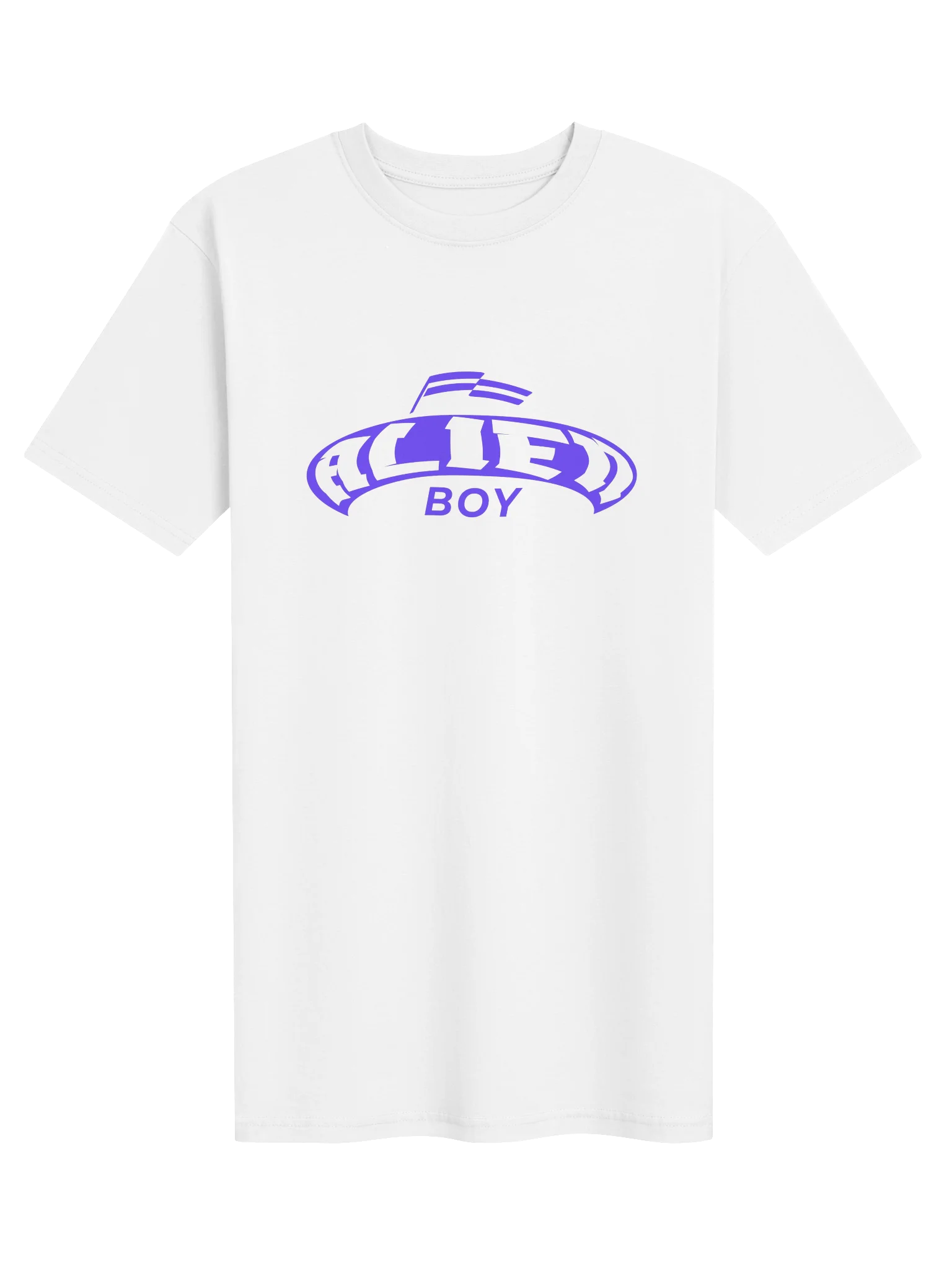 Alien Boy white Tee (Purple) product image (1)