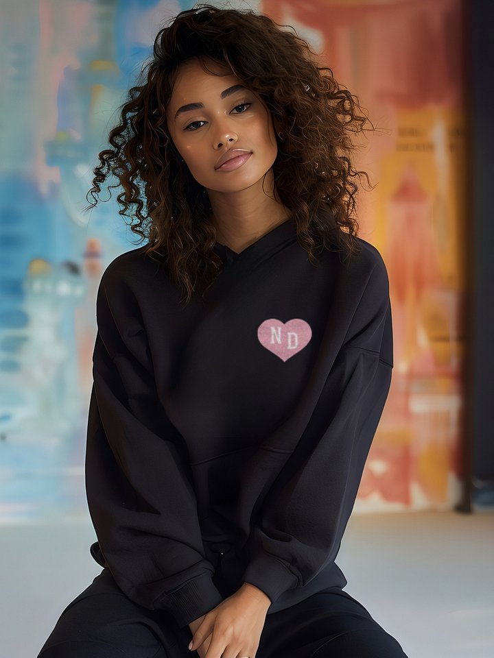 Small ND Heart Pink Unisex Hoodie product image (1)