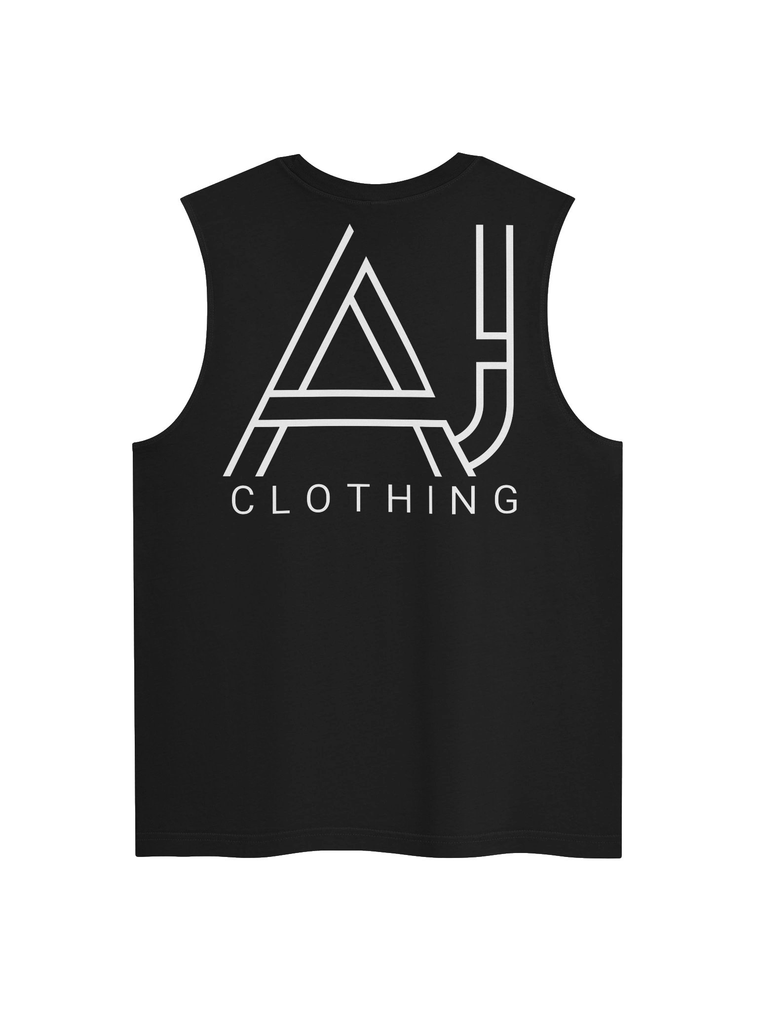 Black Sleeveless Shirt white Logo product image (2)