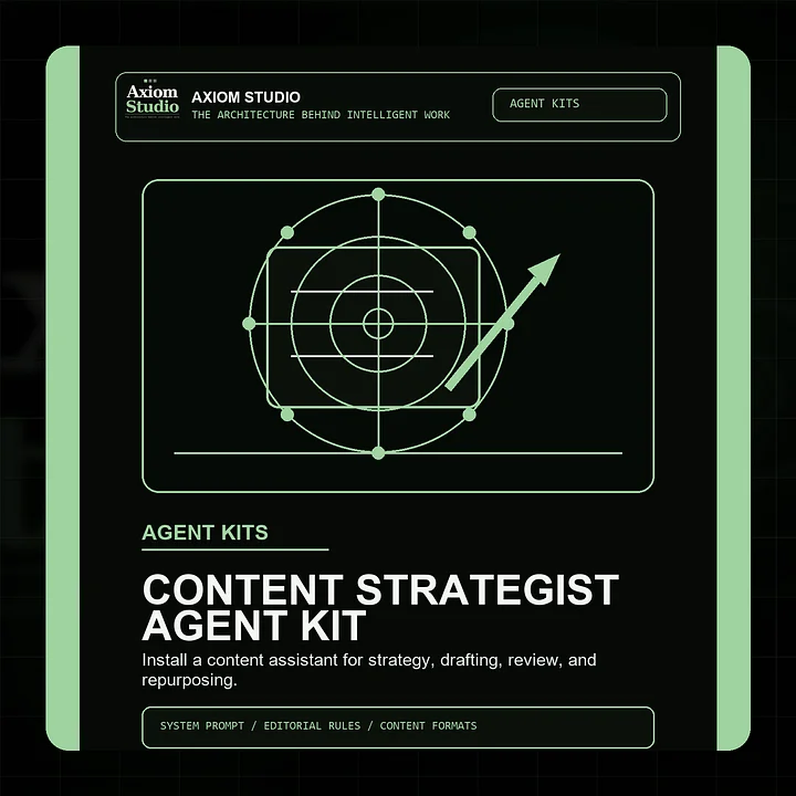 Axiom Agent Instruction Kit - Content Strategist product image (1)