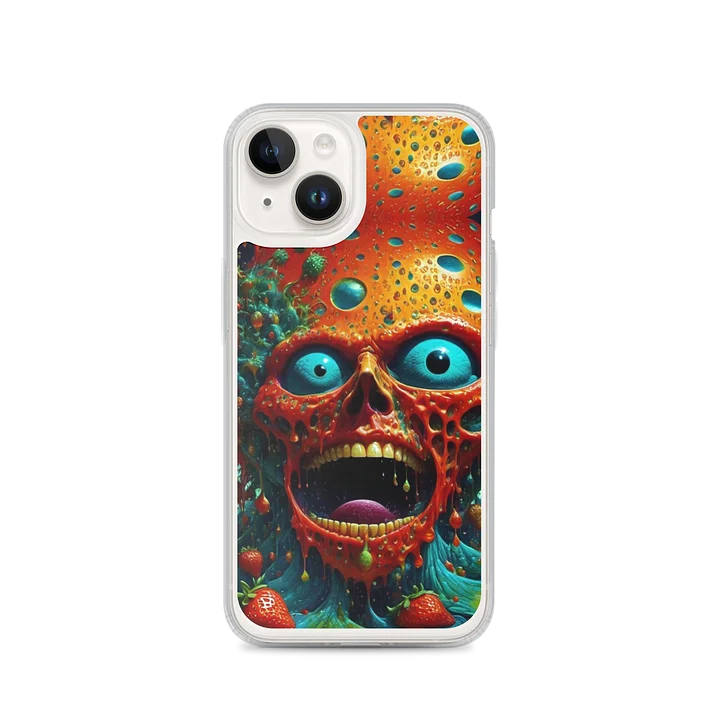Psychedelic Strawberry Skull MagSafe iPhone Case product image (1)