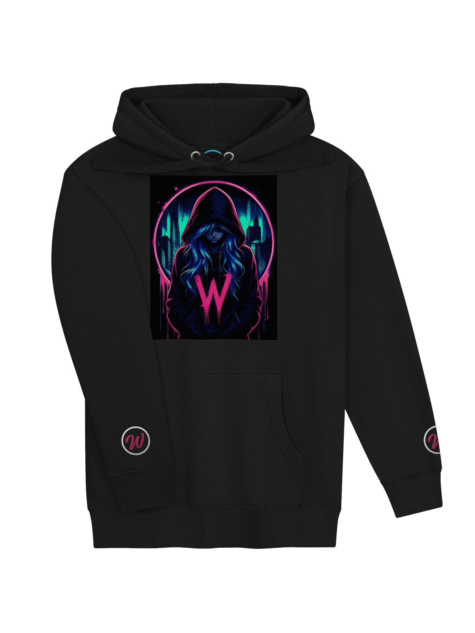 Neon Hooded Cyper Punk Hoodie product image (17)