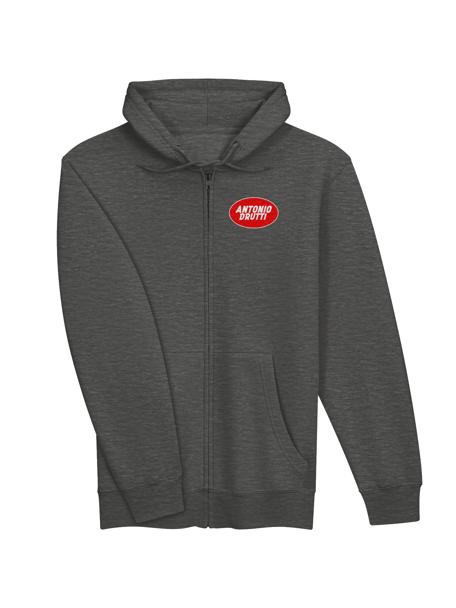 Antonio Drutti Red Oval Logo Zip Hoodie product image (11)