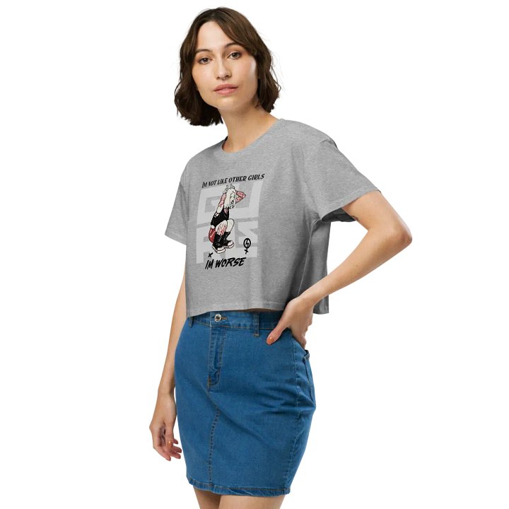 Im Not Like Other Girls Womans Crop Top-Punk Paula product image (2)
