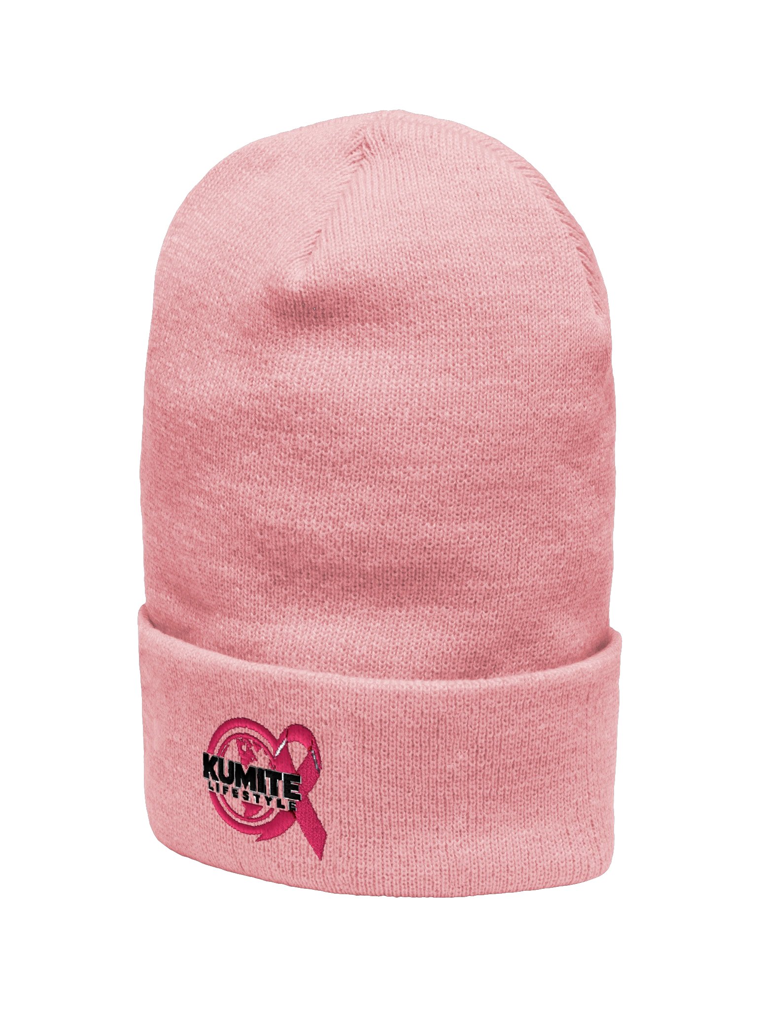 Kumite Lifestyle Pink Ribbon Logo Cuffed Beanie product image (4)