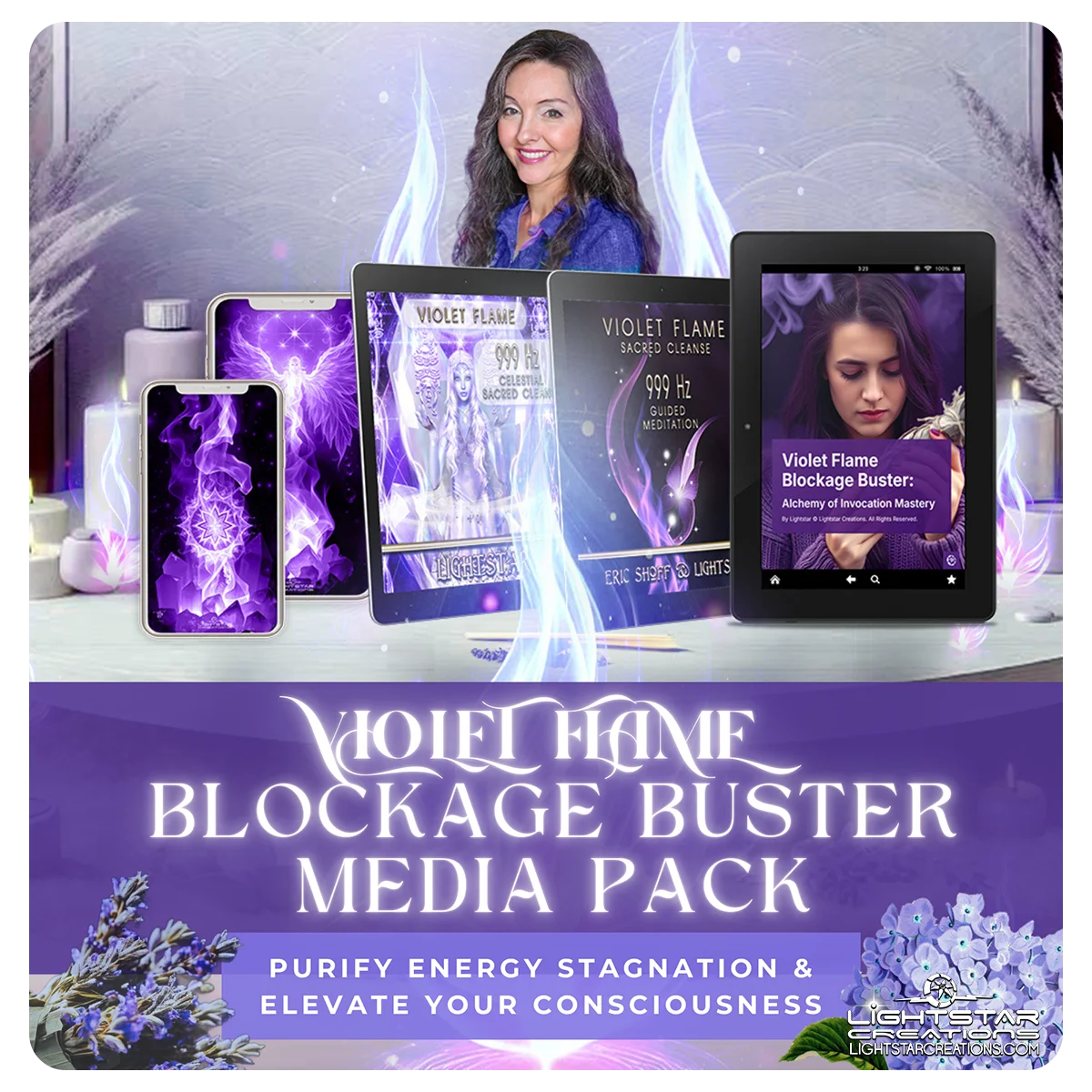 Violet Flame Blockage Buster Media Pack product image (1)