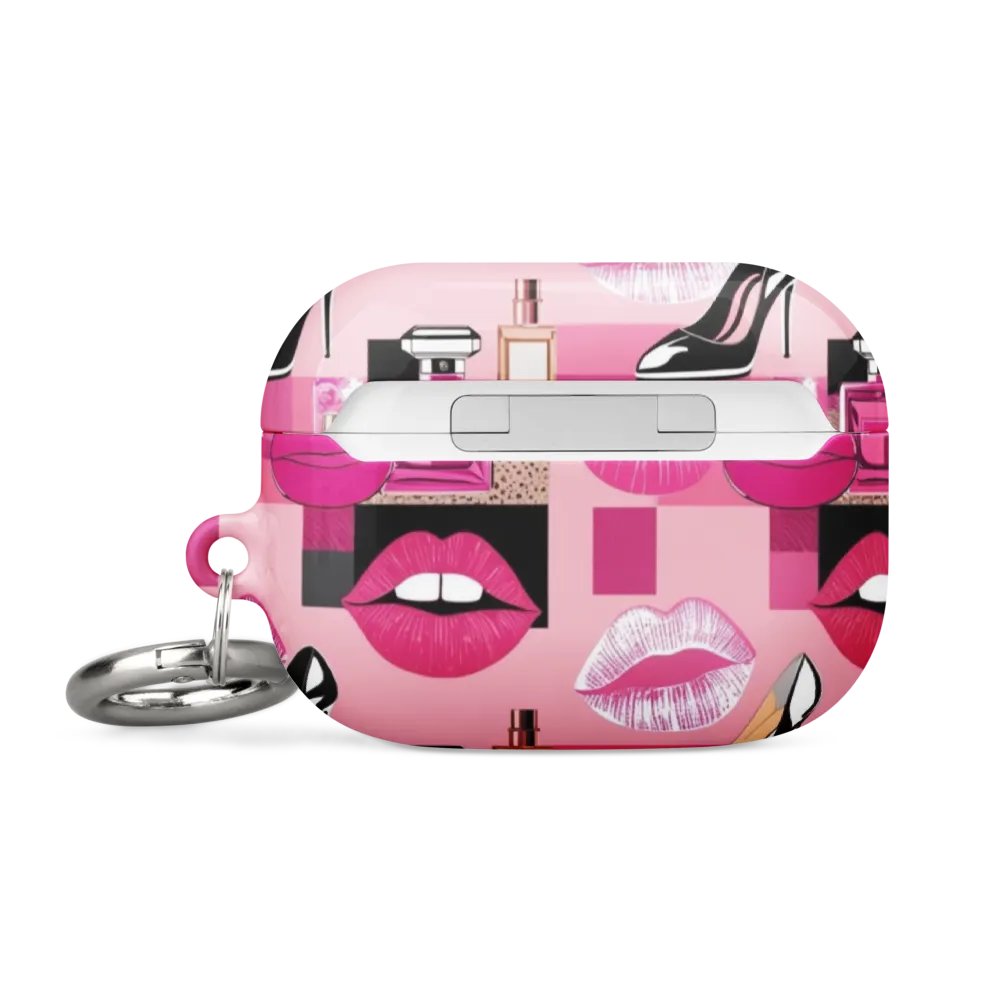 Chic Pink Grid AirPods® Case product image (3)