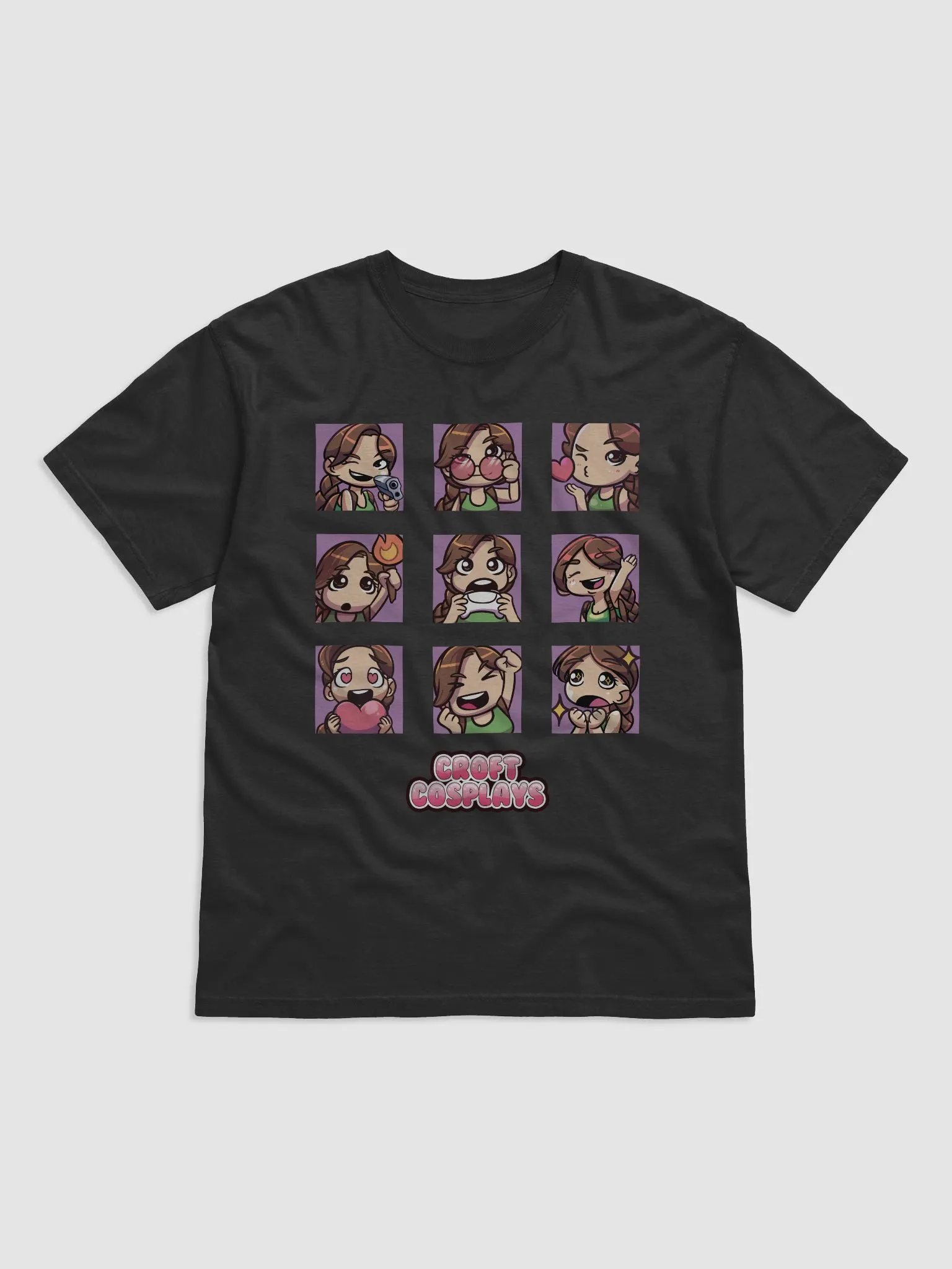 CroftCosplays Emote TShirt - Style 1 product image (1)