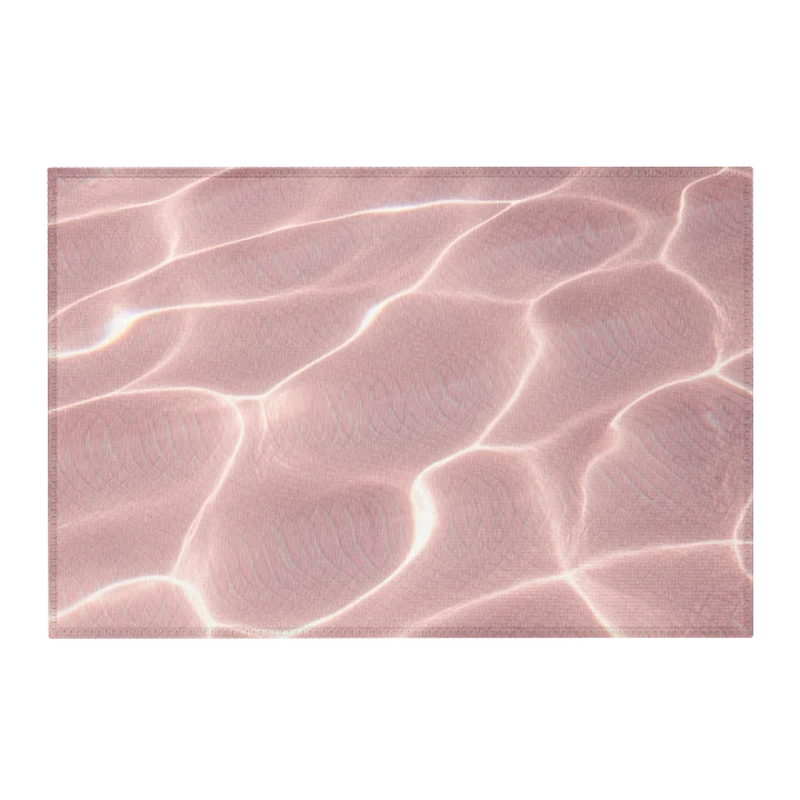 Blushed rippled area floor mat product image (2)