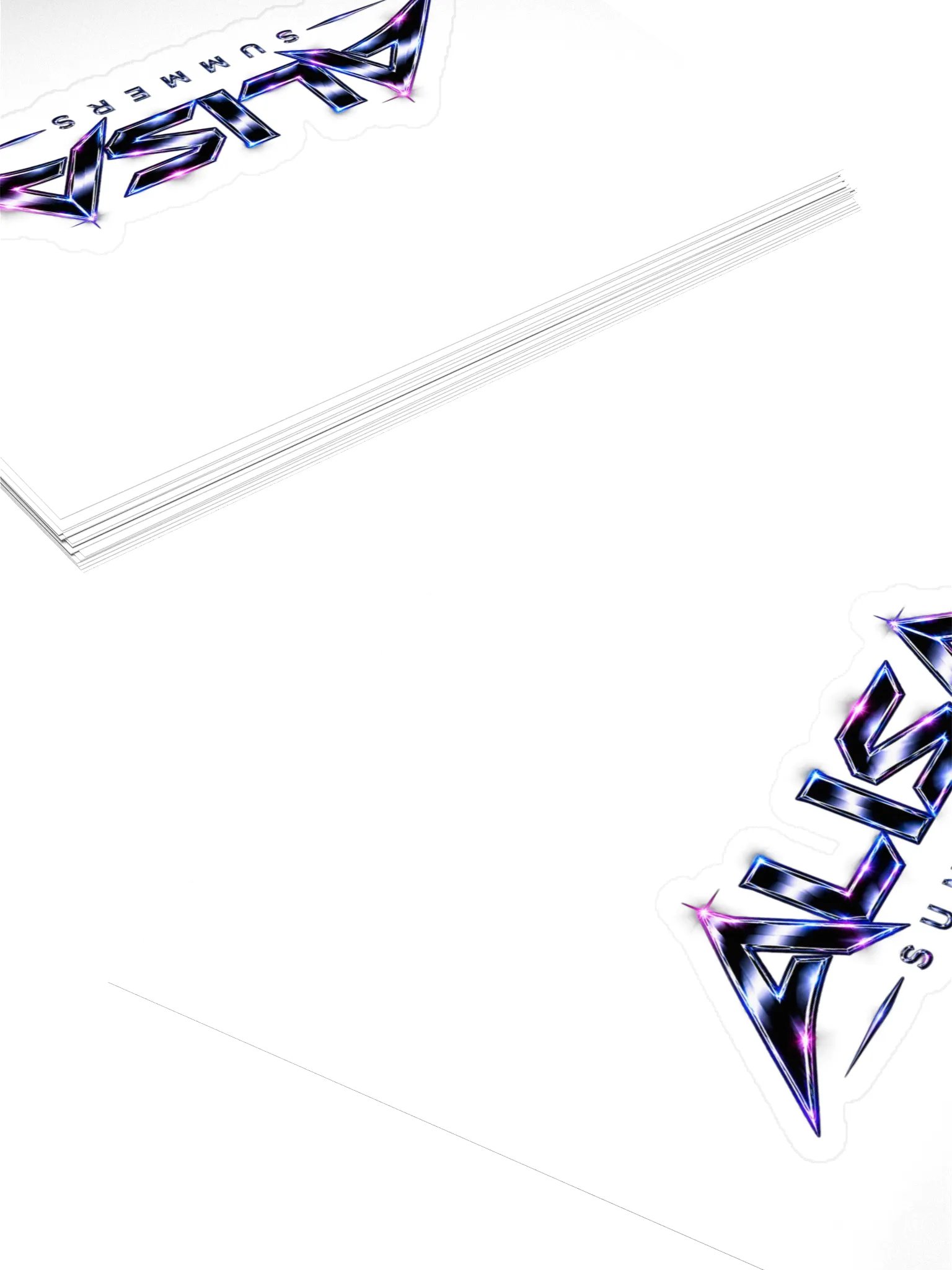 ALISA Logo Sticker — 4×4 product image (4)