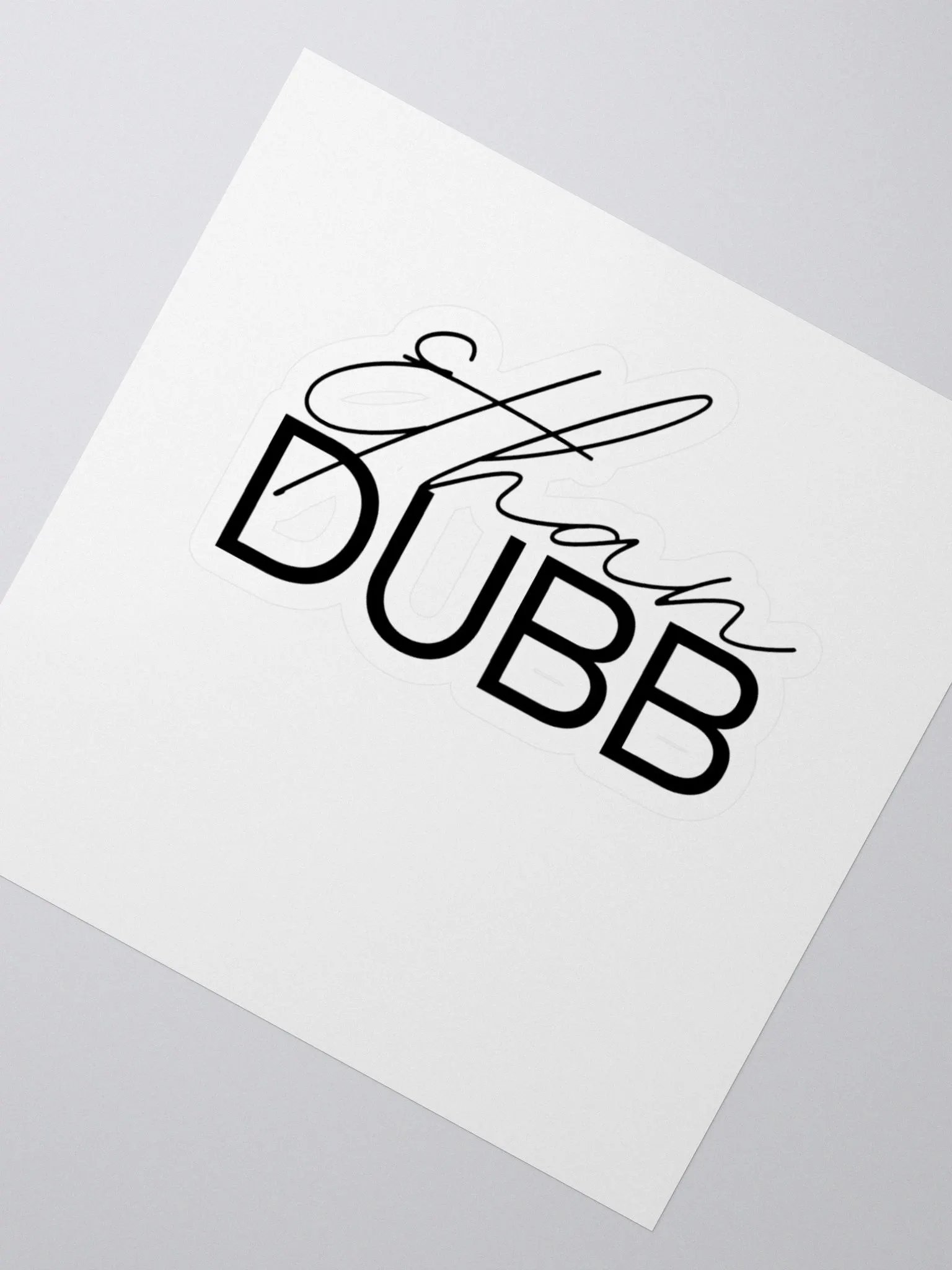 Script Logo Sticker product image (2)