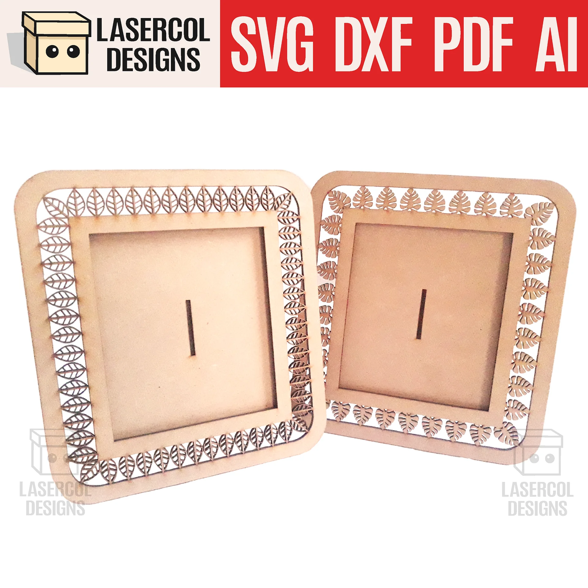 Photo frame Bundle (eight Styles) - Laser Cut Files product image (6)