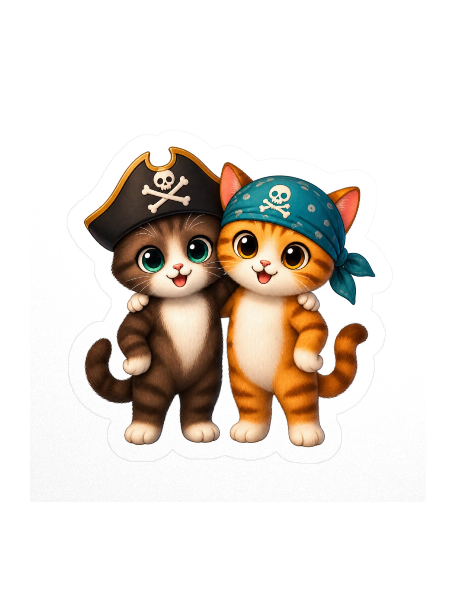 Mochi & Mocha Pirate Pals Sticker product image (3)