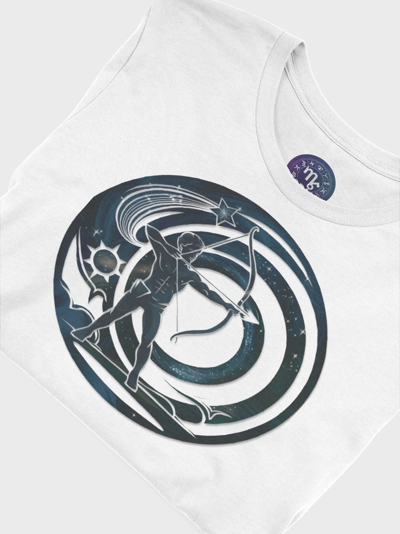 Sagittarius Zodiac Unisex Supersoft T-Shirt with Celestial Archer Design product image (7)