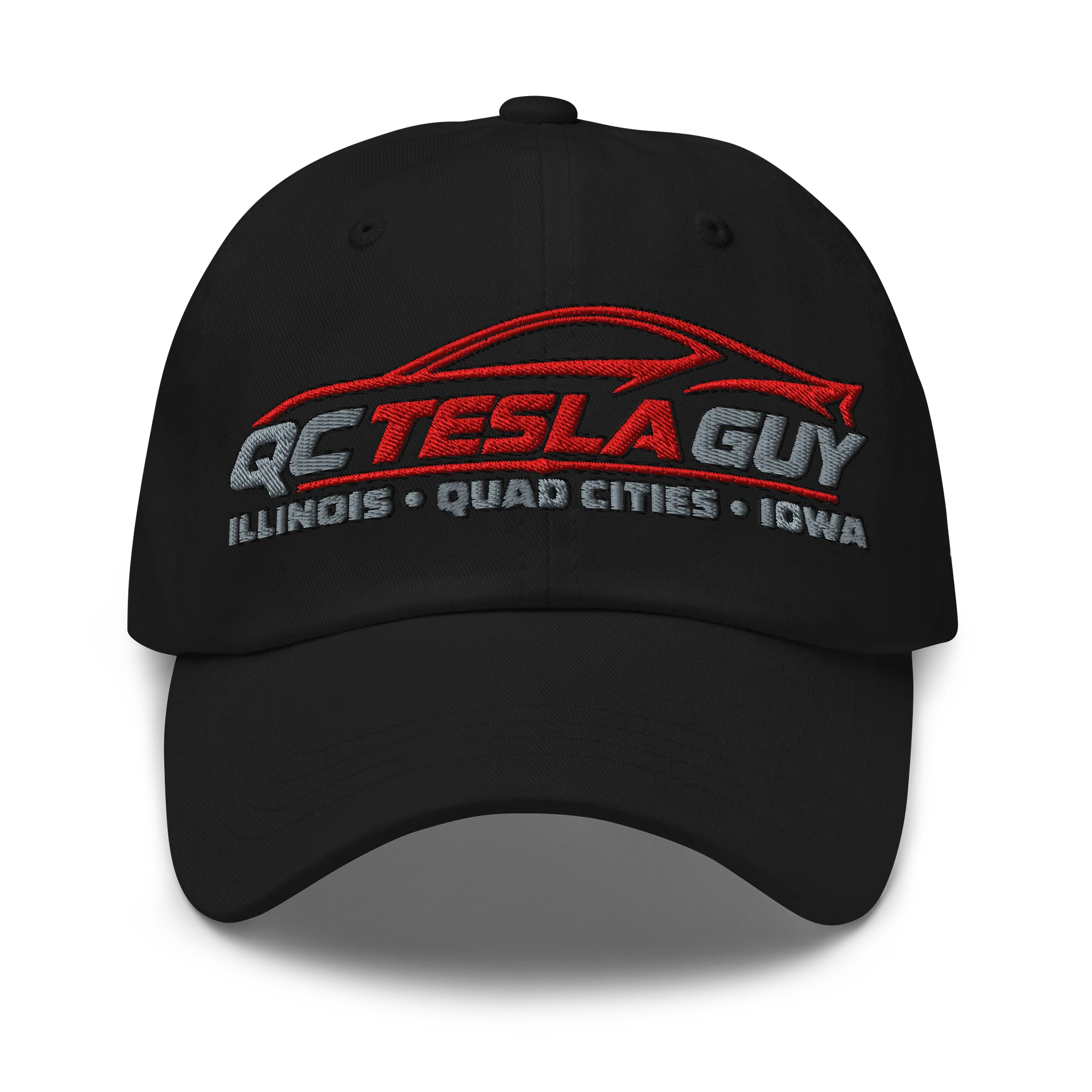 QC Tesla Guy Dad Hat product image (1)