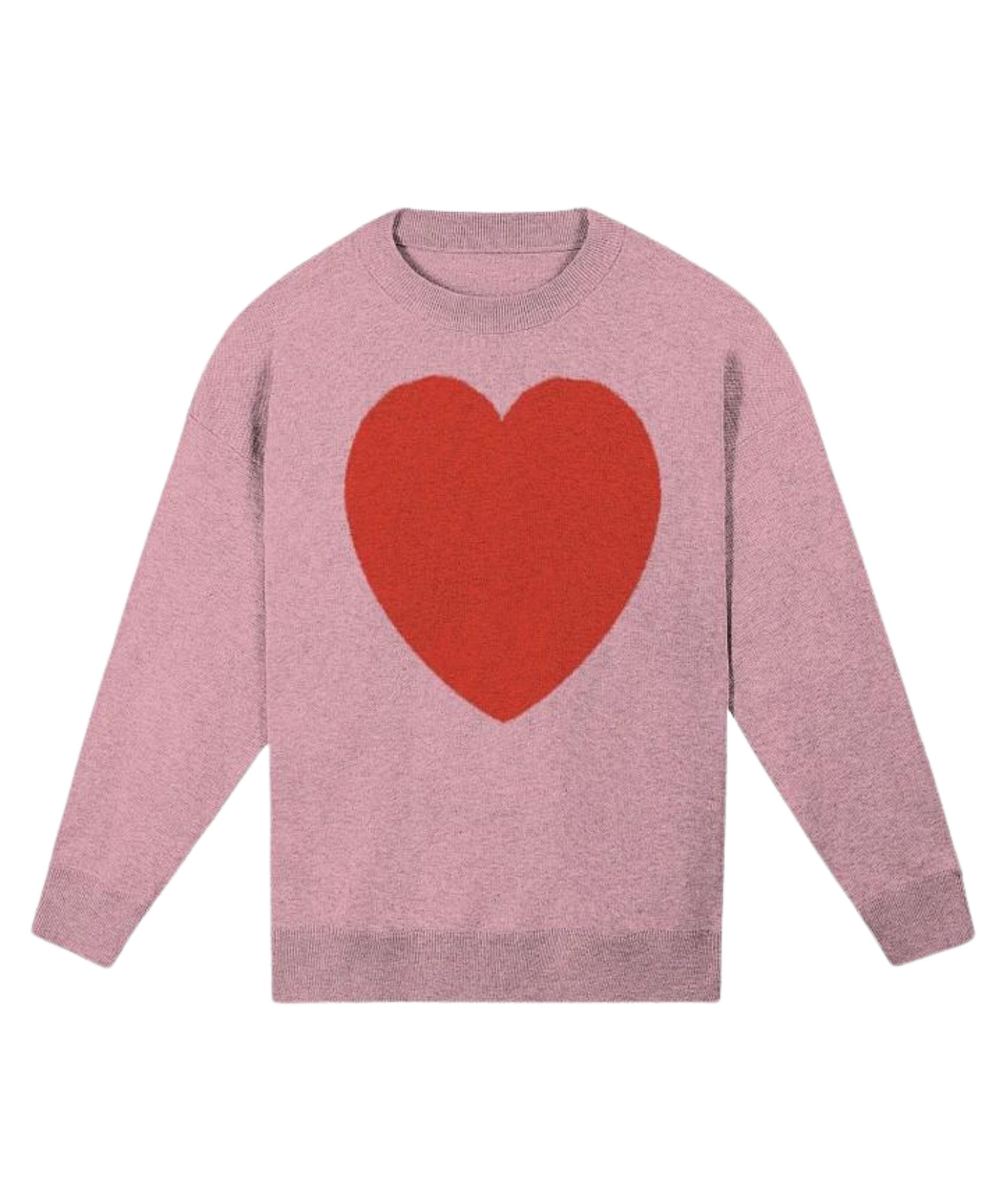 Heart Knitted Relaxed Sweater 1/2 product image (1)