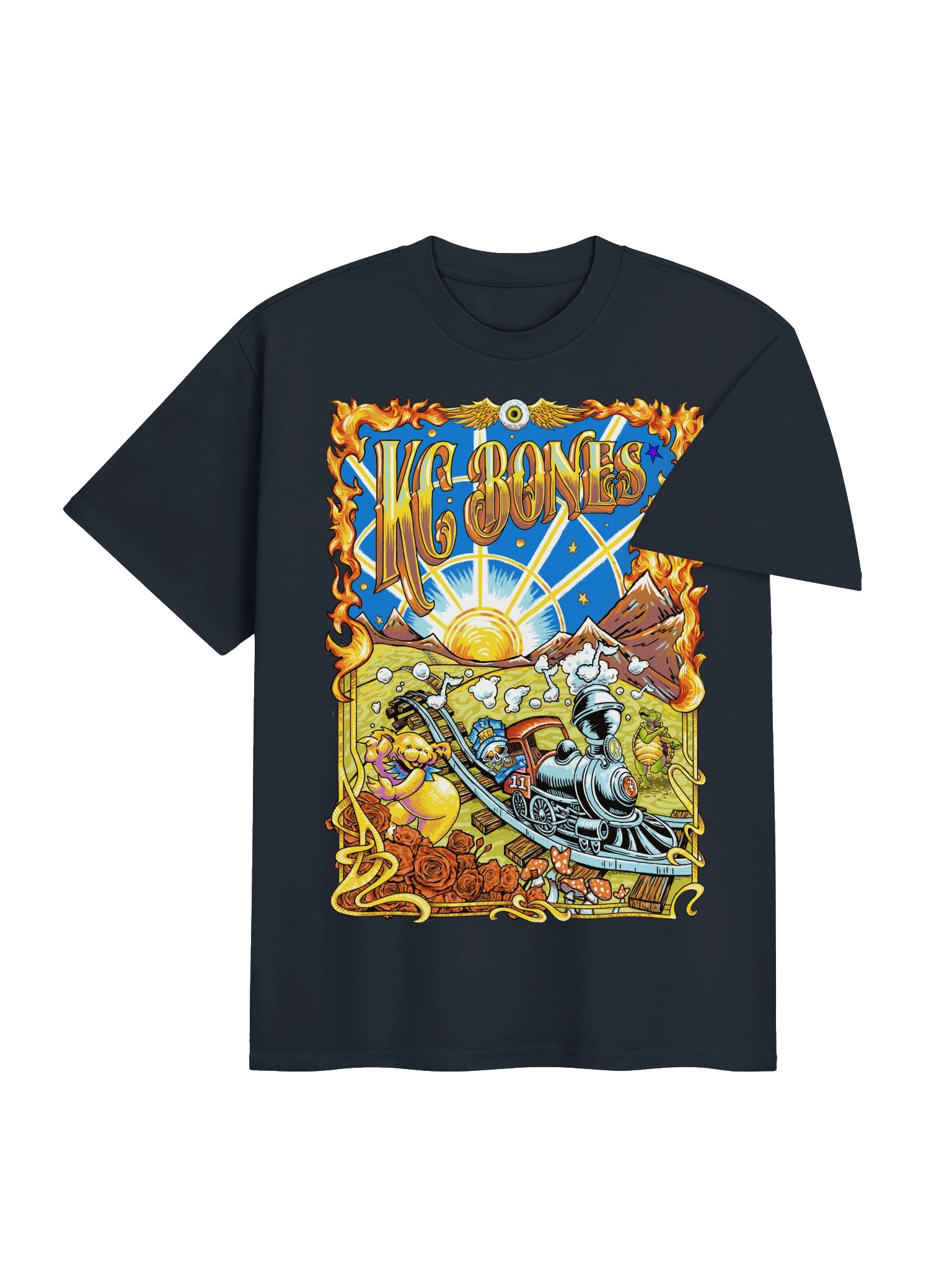 KC Bones Fire Train Tee product image (4)