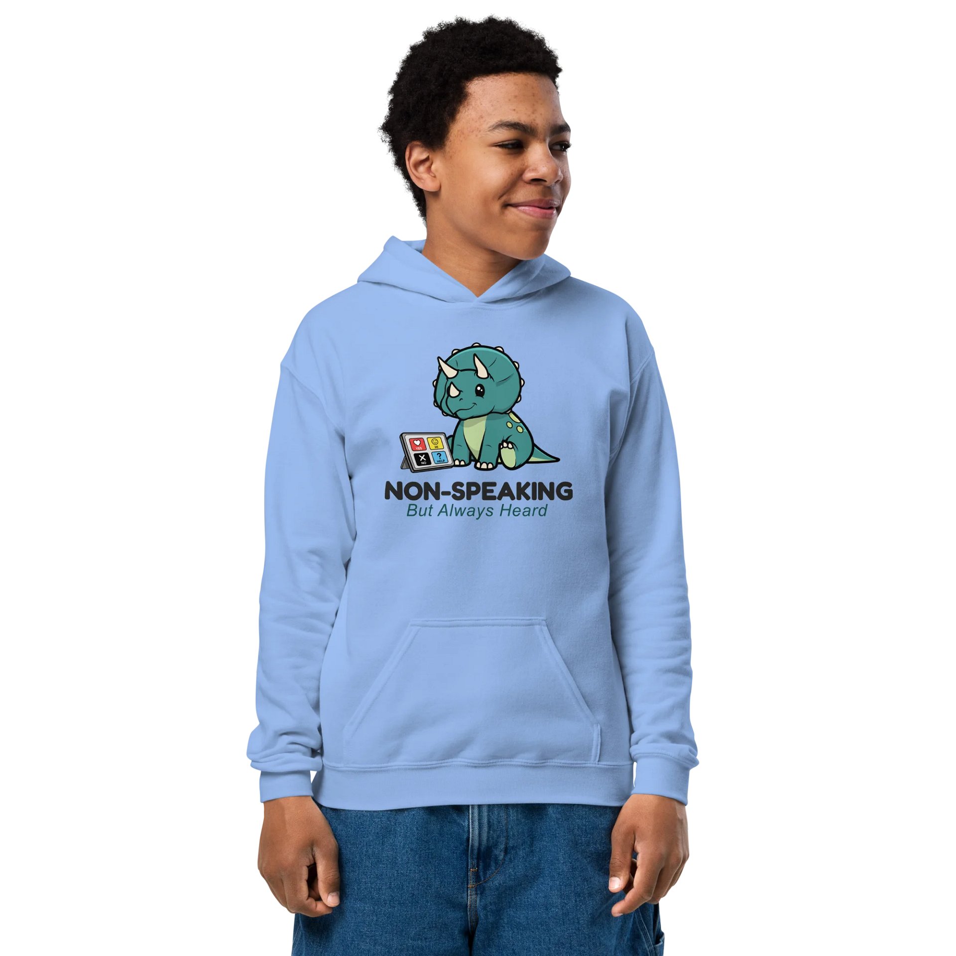 Non-Speaking, But Always Heard - Youth Hoodie product image (1)