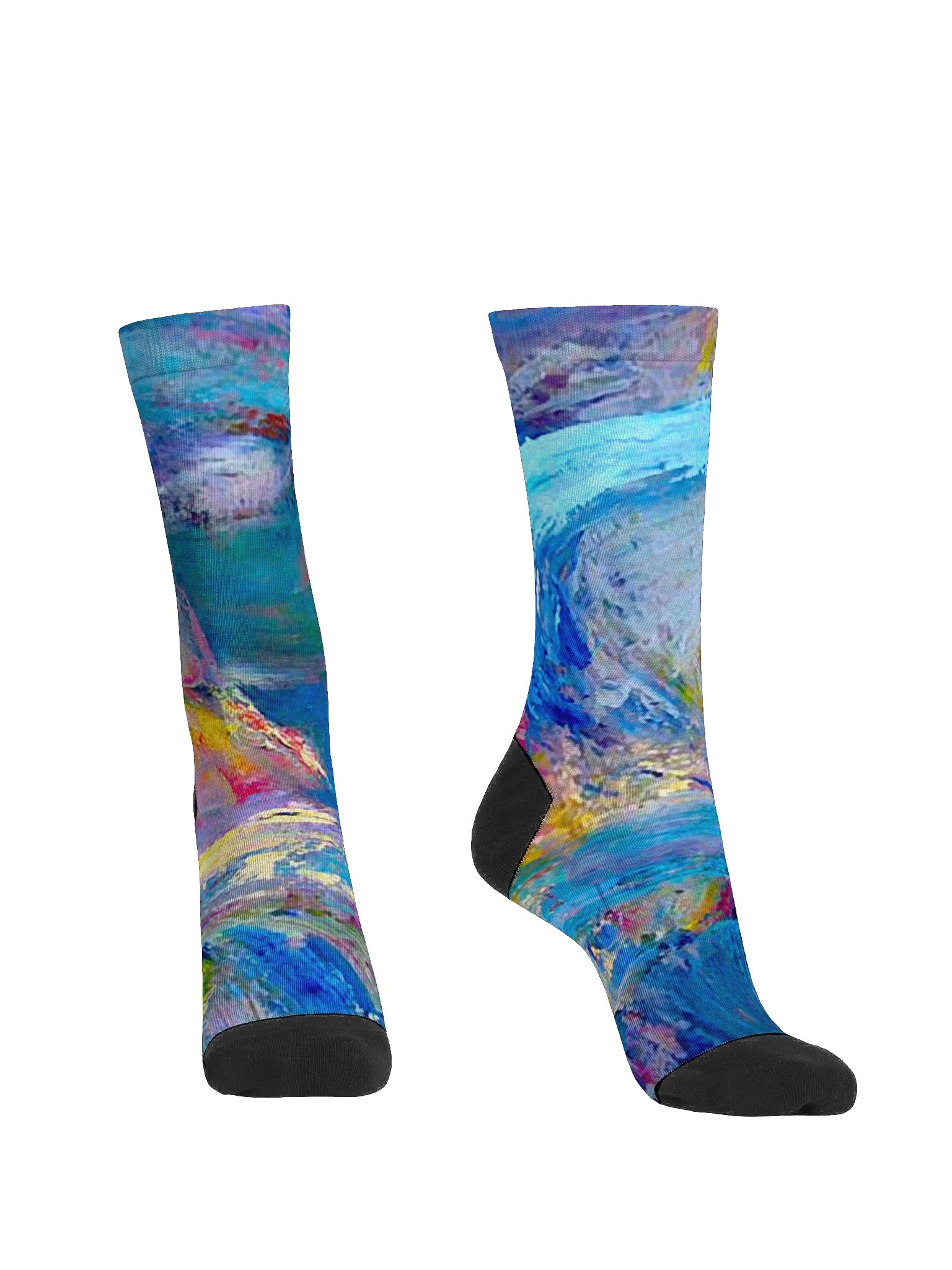 Abstract 1997 EcoArt Crew Socks product image (2)