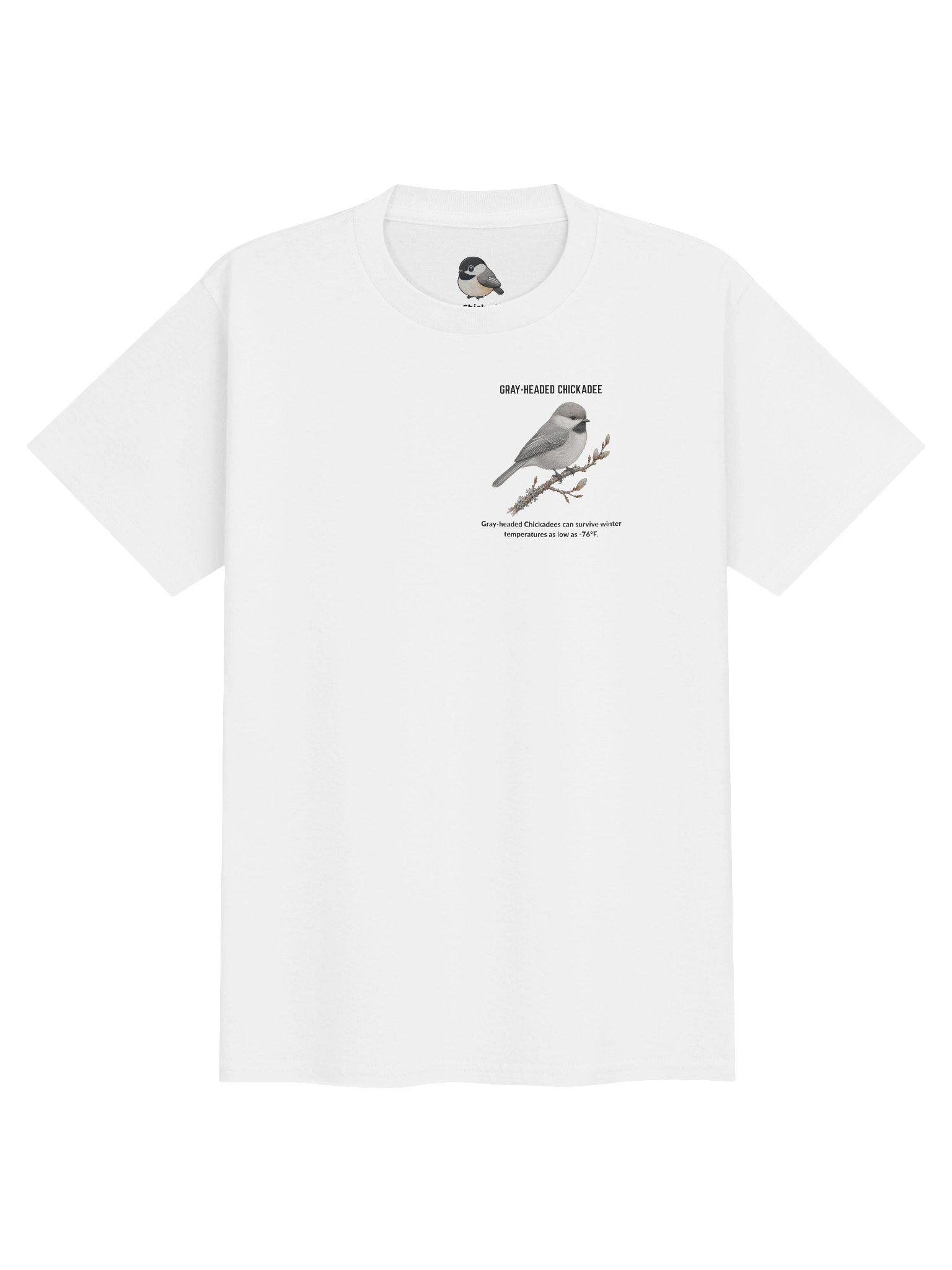 Youth Gray-headed Chickadee Tee product image (1)