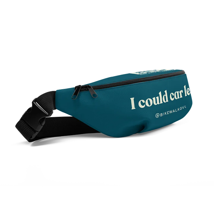"I could car less" fanny pack product image (2)