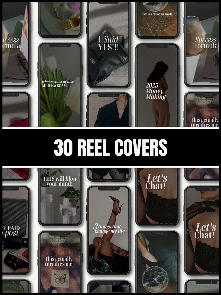Volume 3 - Instagram Reels, Hooks, Captions & Reel Covers - 30 days product image (2)